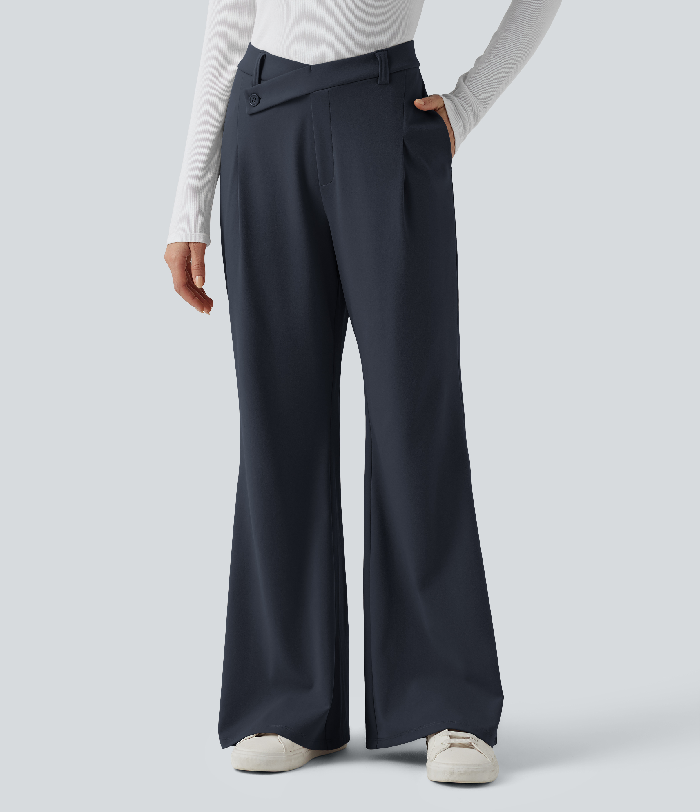 Women's Halara Flex™ DayStretch Asymmetric High Waisted Work Flare
