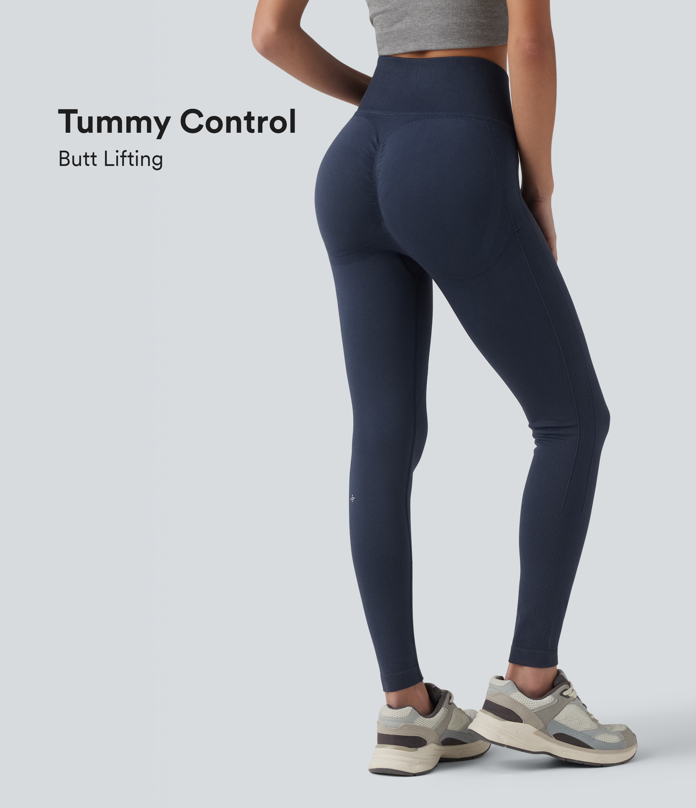 OneForm Seamless Flow High Waisted Tummy Control Butt Lifting Yoga Leggings