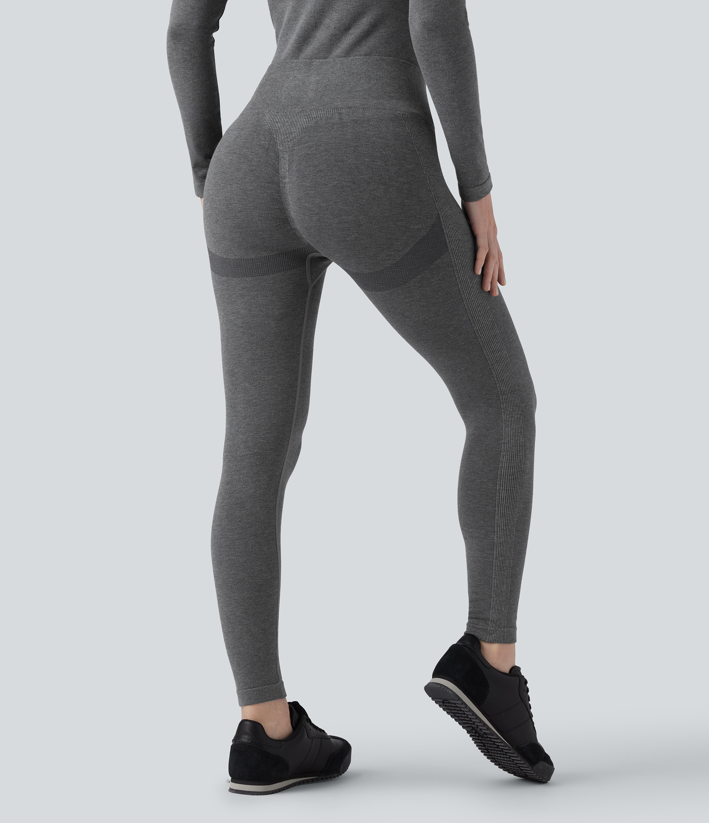 OneForm Seamless Flow High Waisted 7/8 Casual Warming Leggings