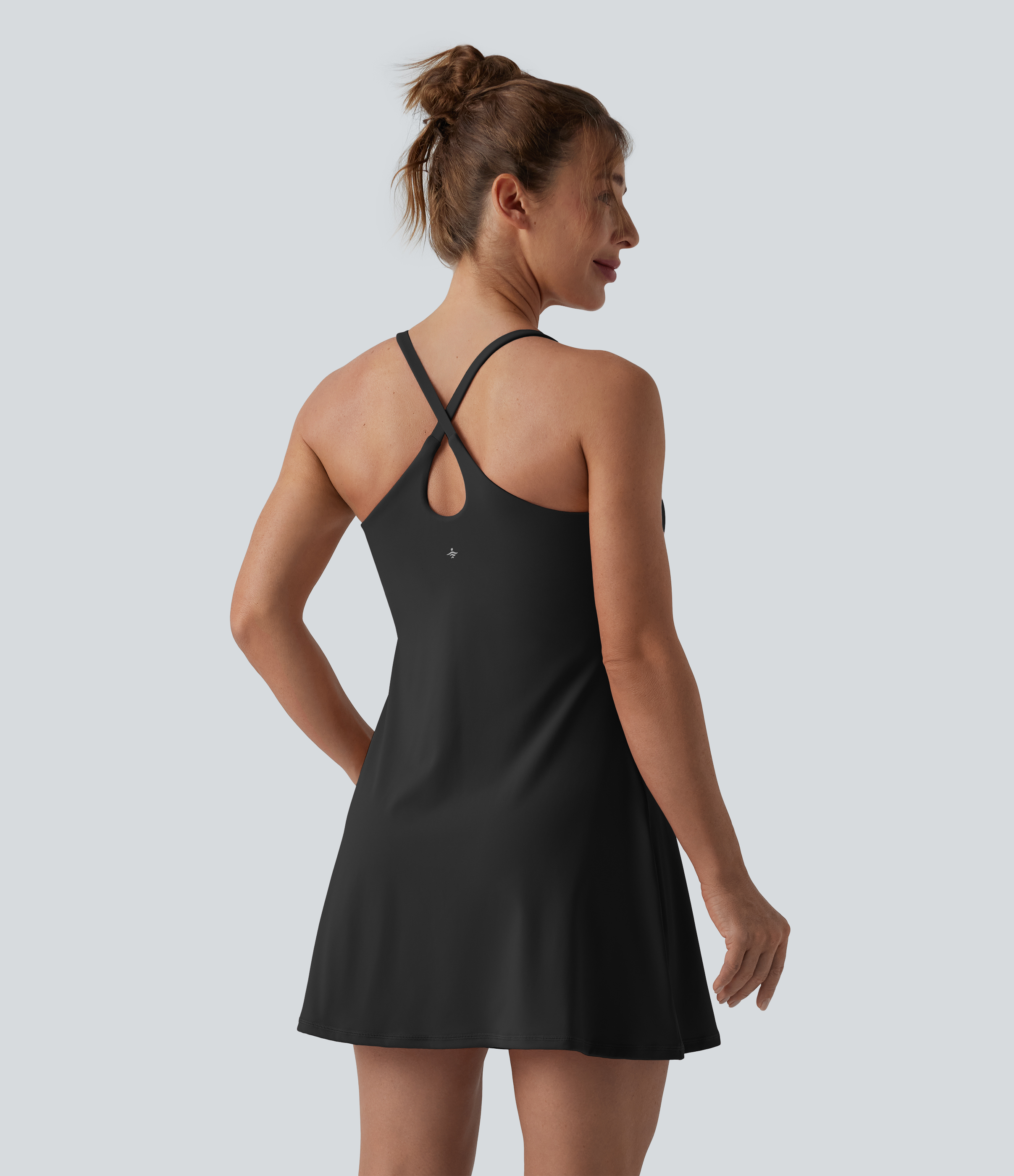 halara softlyzero plush backless active dress XL Fuchsia Purple SoftlyZero Plush Backless Active Dress-Easy Peezy Edition