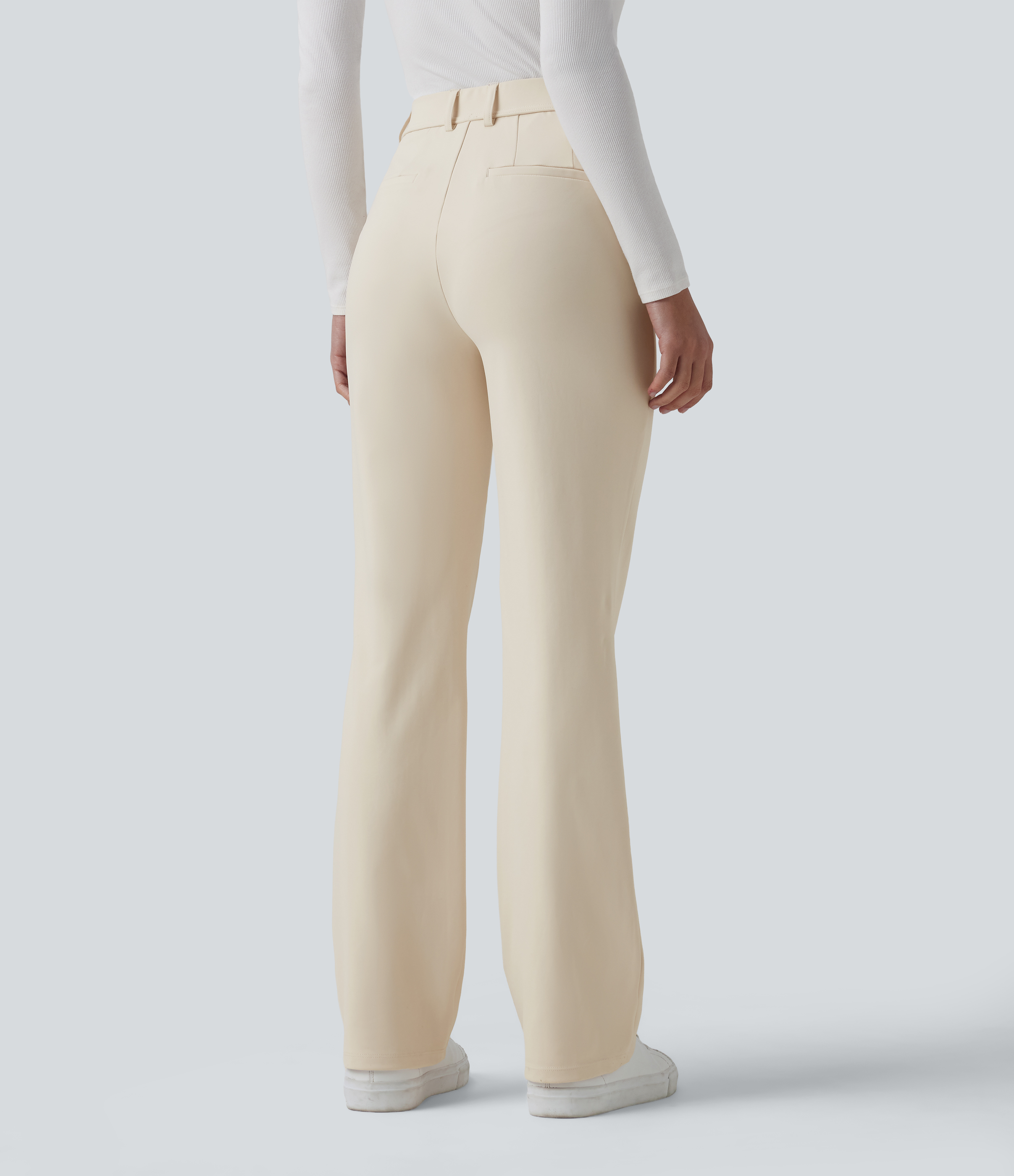 Halara Flex™ DayStretch - Stoffhose mit hohem Bund und ausgestelltem Bein