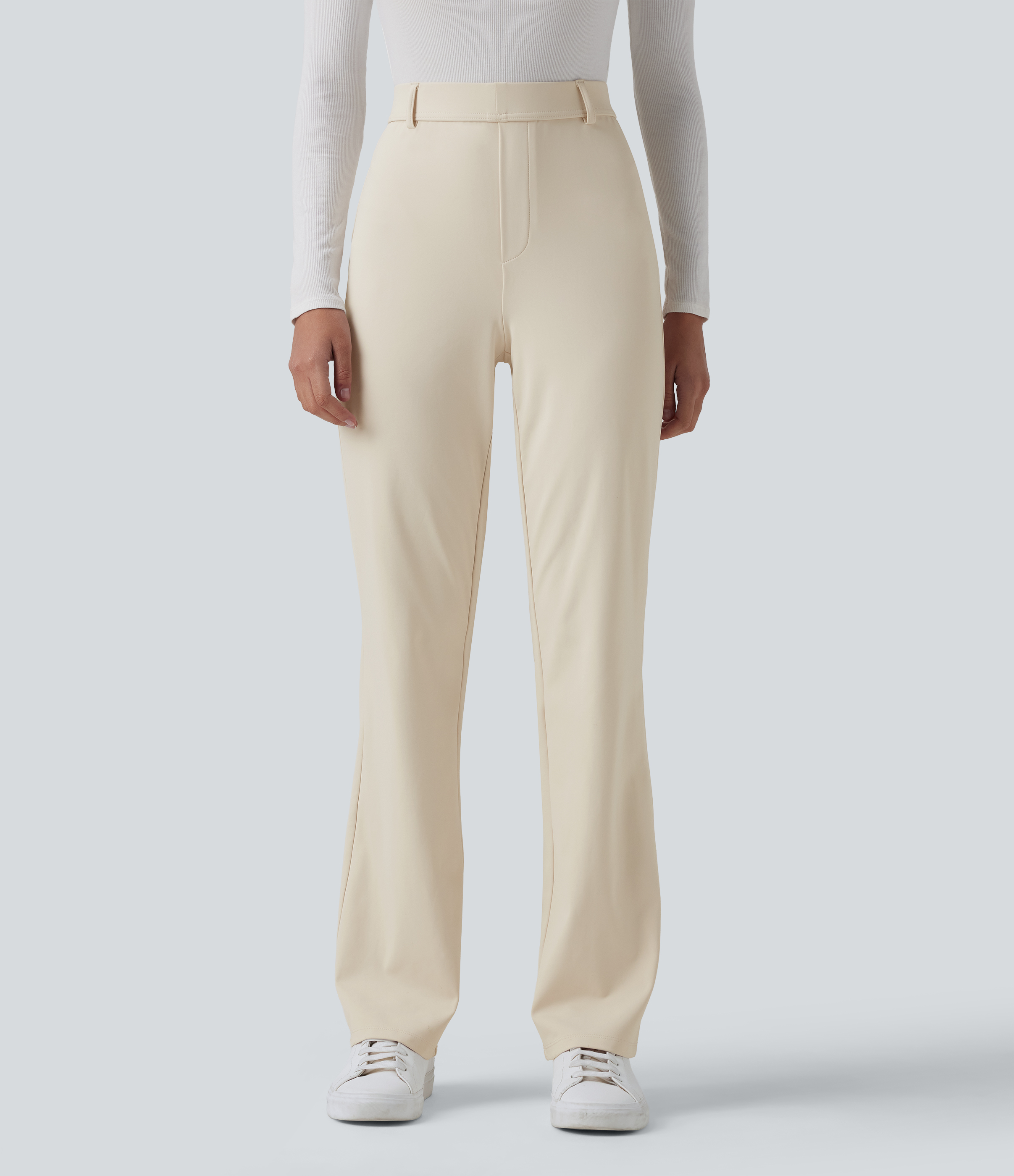 Halara Flex™ DayStretch - Stoffhose mit hohem Bund und ausgestelltem Bein