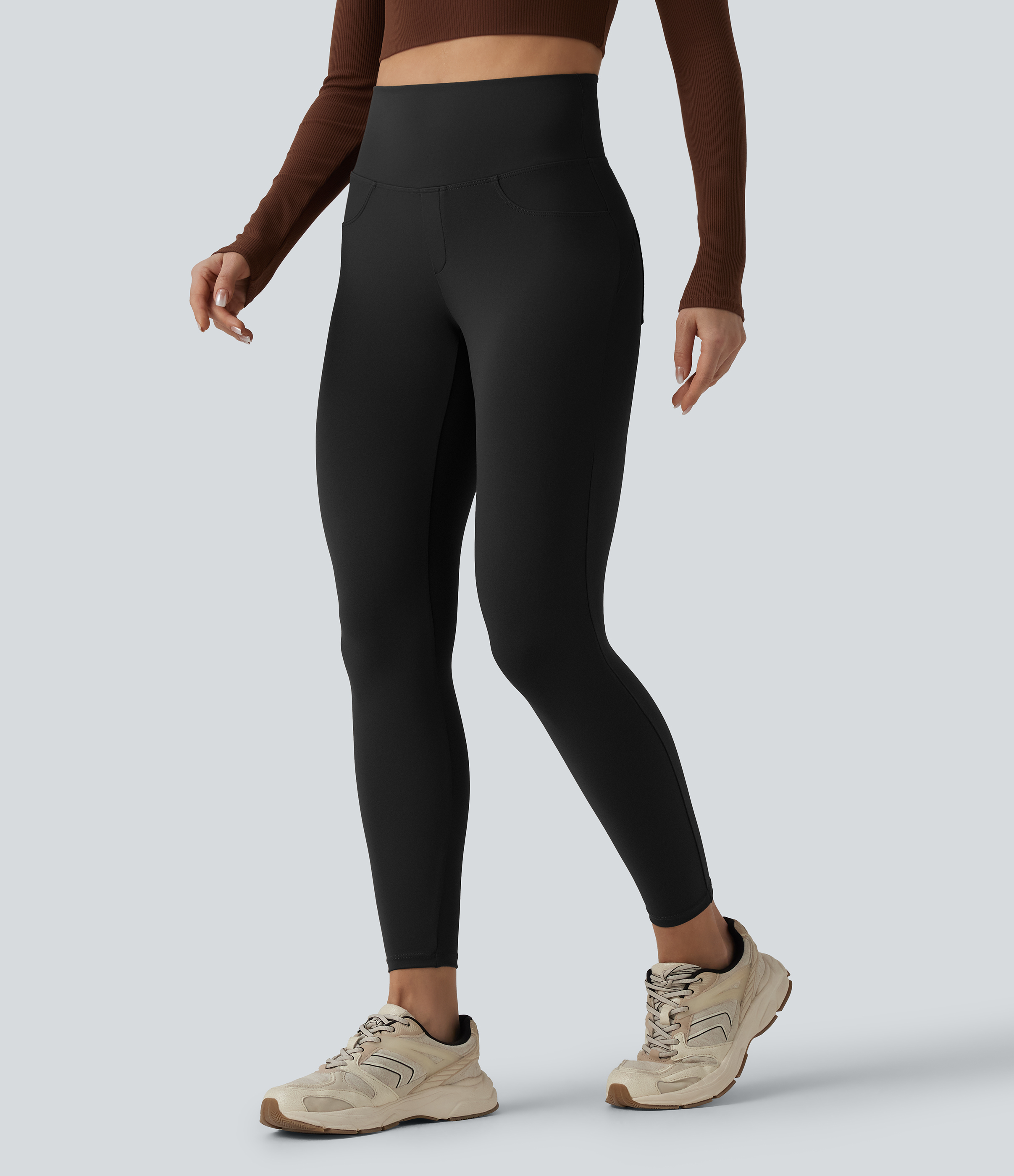 Legging de yoga DayStretch taille haute ventre plat skinny avec poches