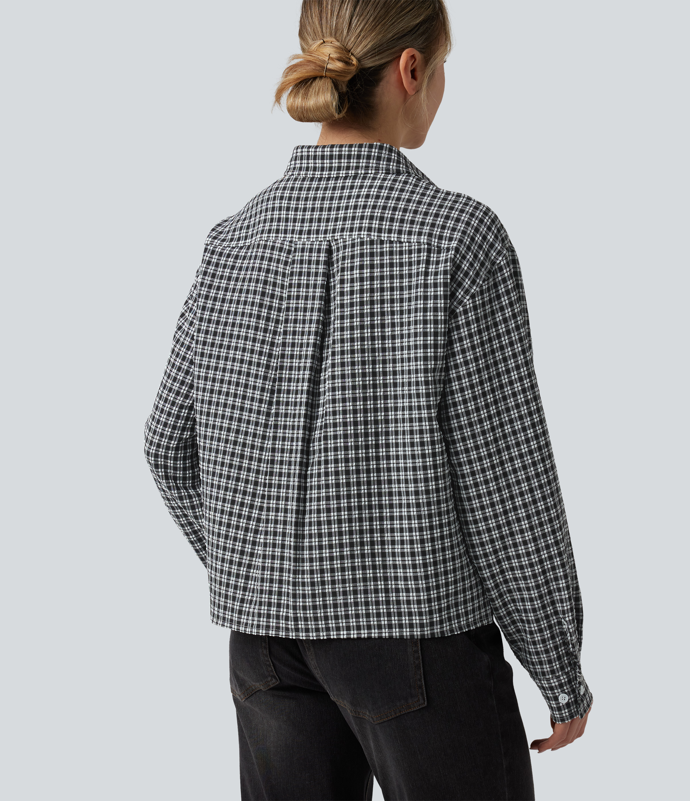 Gingham Long Sleeve Casual Shirt