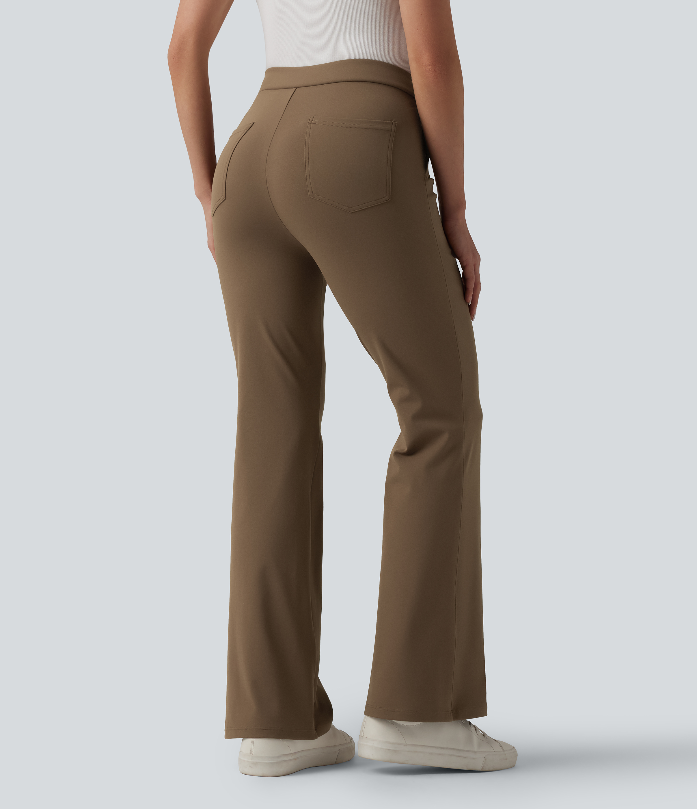 Women's Halara Flex™ DayStretch Asymmetric Mid Rise Flare Work