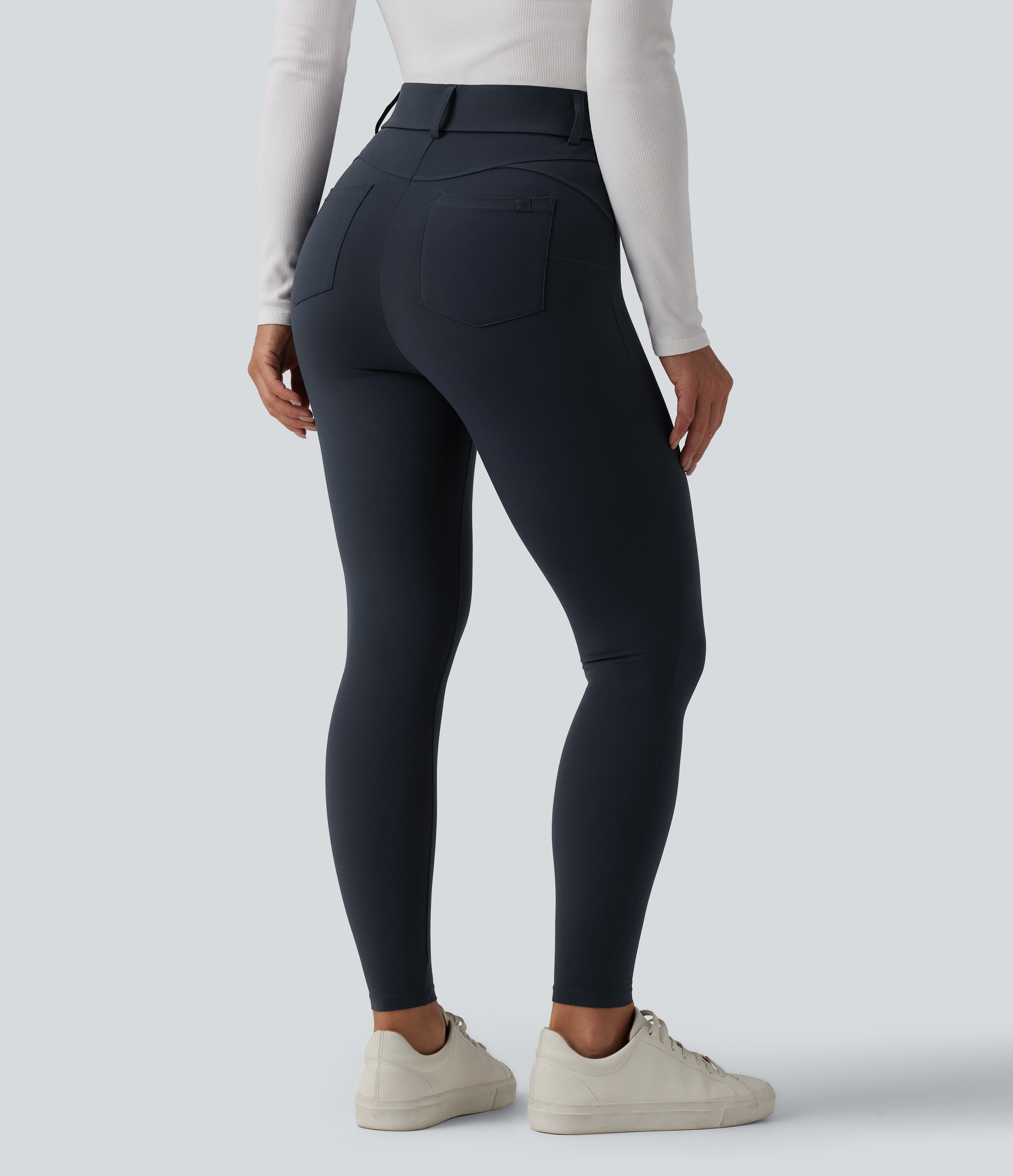Halara UltraSculpt™ - Lässige 7/8-Leggings mit hohem Bund und Gesäßtaschen