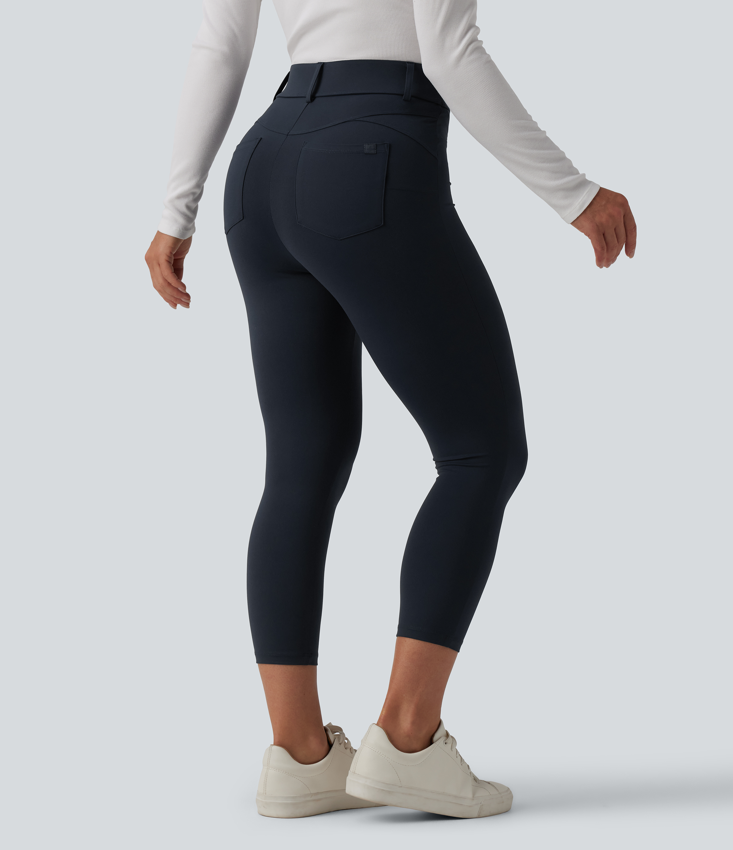 Halara UltraSculpt™ High Waisted Capri Casual Leggings with Pockets