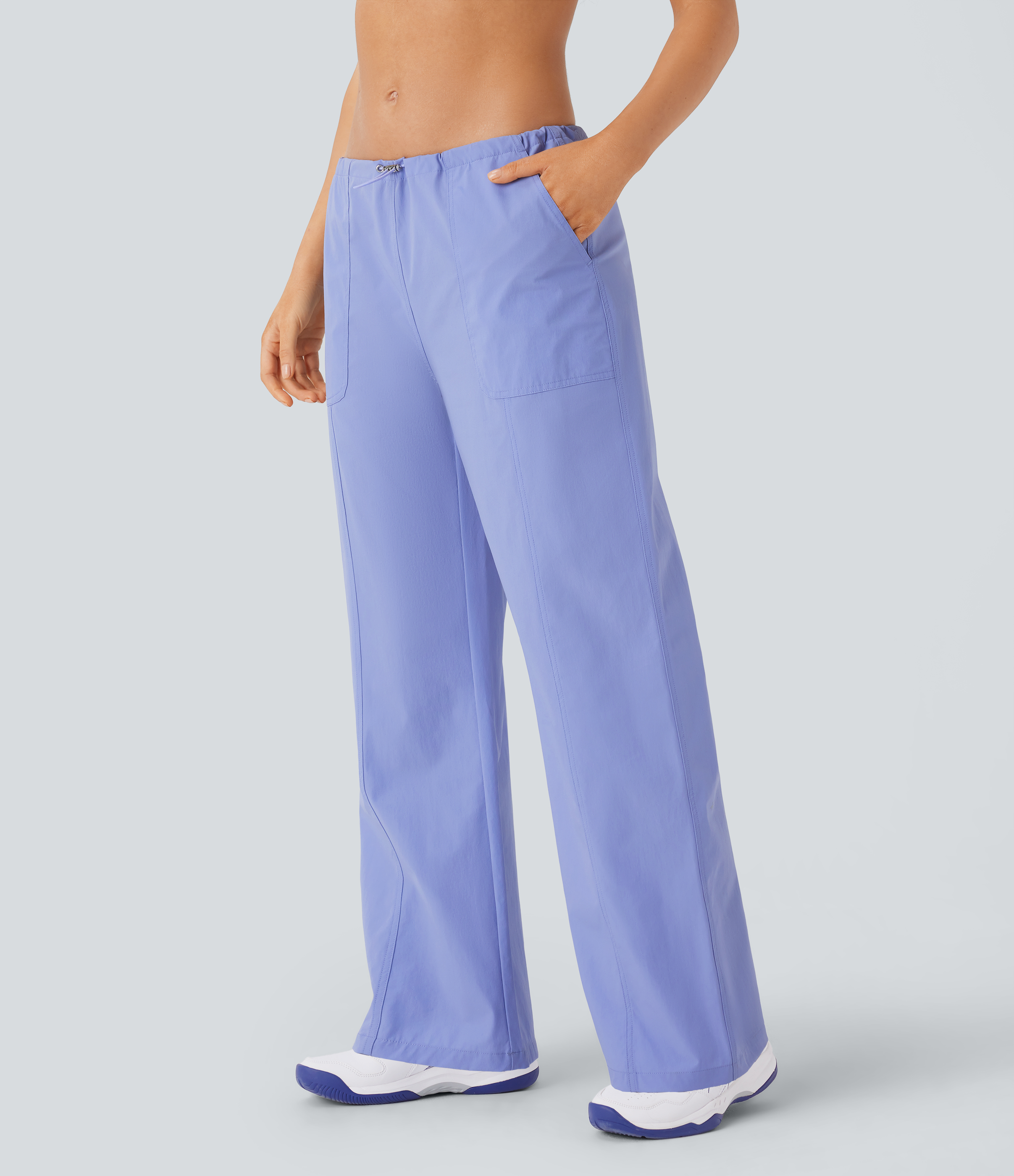 Water Repellent Wear-Resistant Low Rise Pocket Straight Leg Yoga Pants