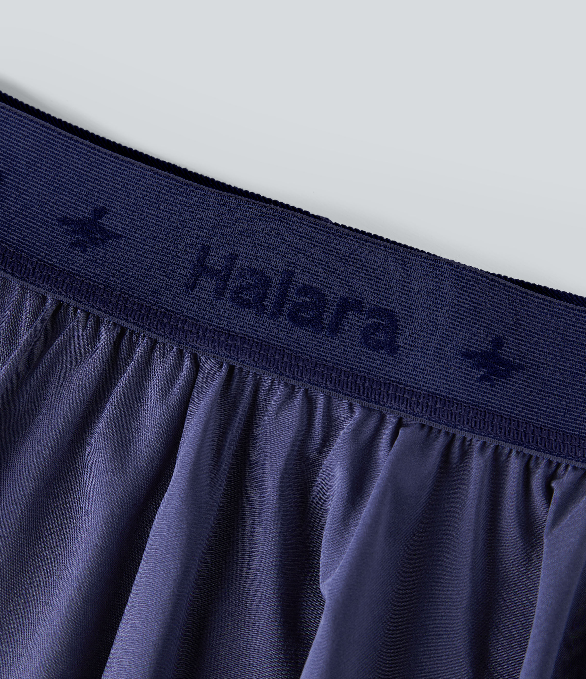 Halara Breezefulв„ў High Waisted Perforated 2-in-1 Side Pocket Flare Mini Quick Dry Yoga Skirt  - Patriot Blue - L(regular) 