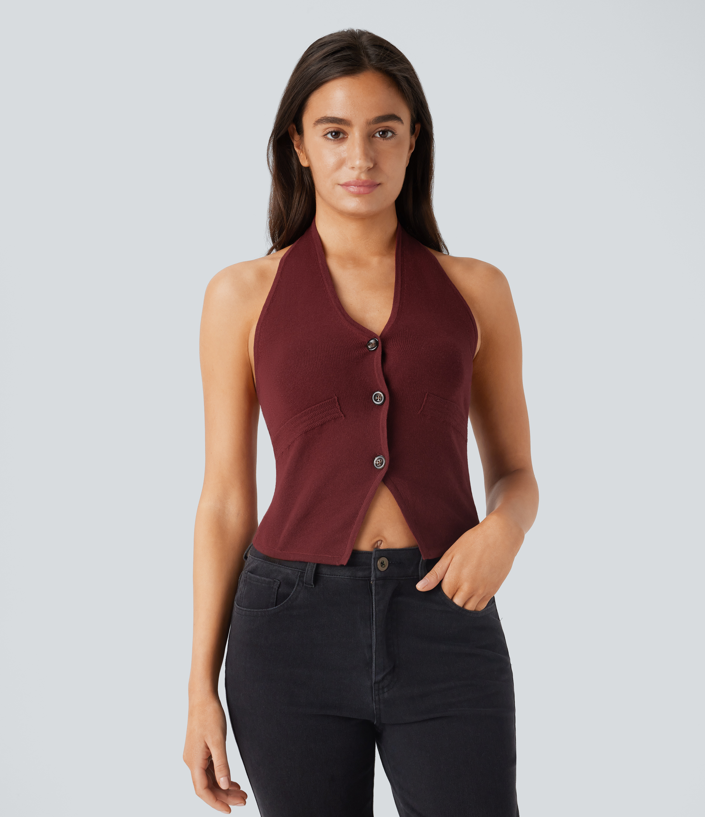 ADMAIROIM Chaleco De Punto Para Hombre – Otoño Invierno Moda Suéter Chaleco Tejer Hombres Rojo Suéter Cuello En V Sin Mangas Ropa Casual Hombre Ropa De Hombre Clásico Jerséis De Punto