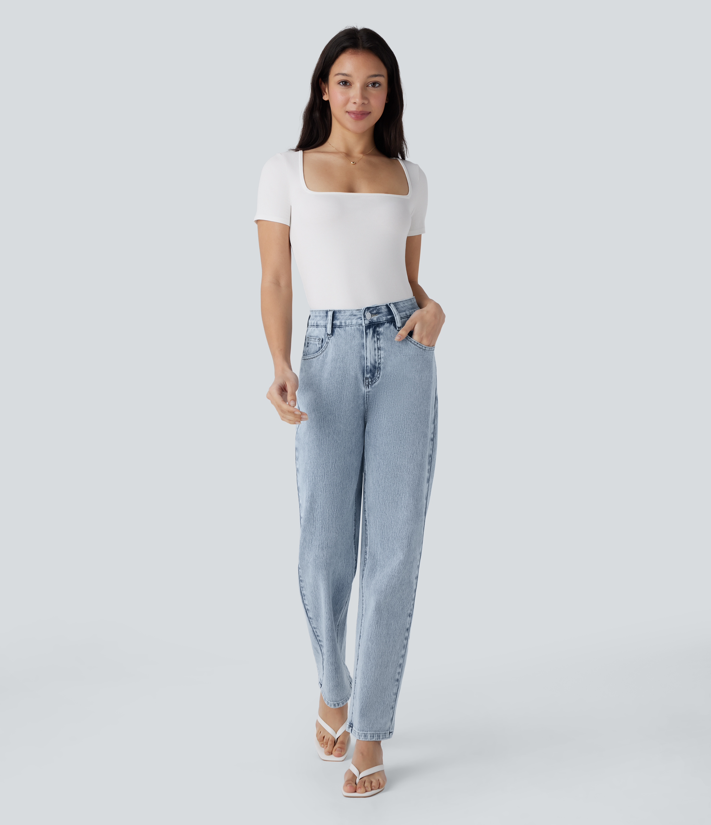 Women's Halara Flex™ High Waisted Zipper Pockets Straight Leg