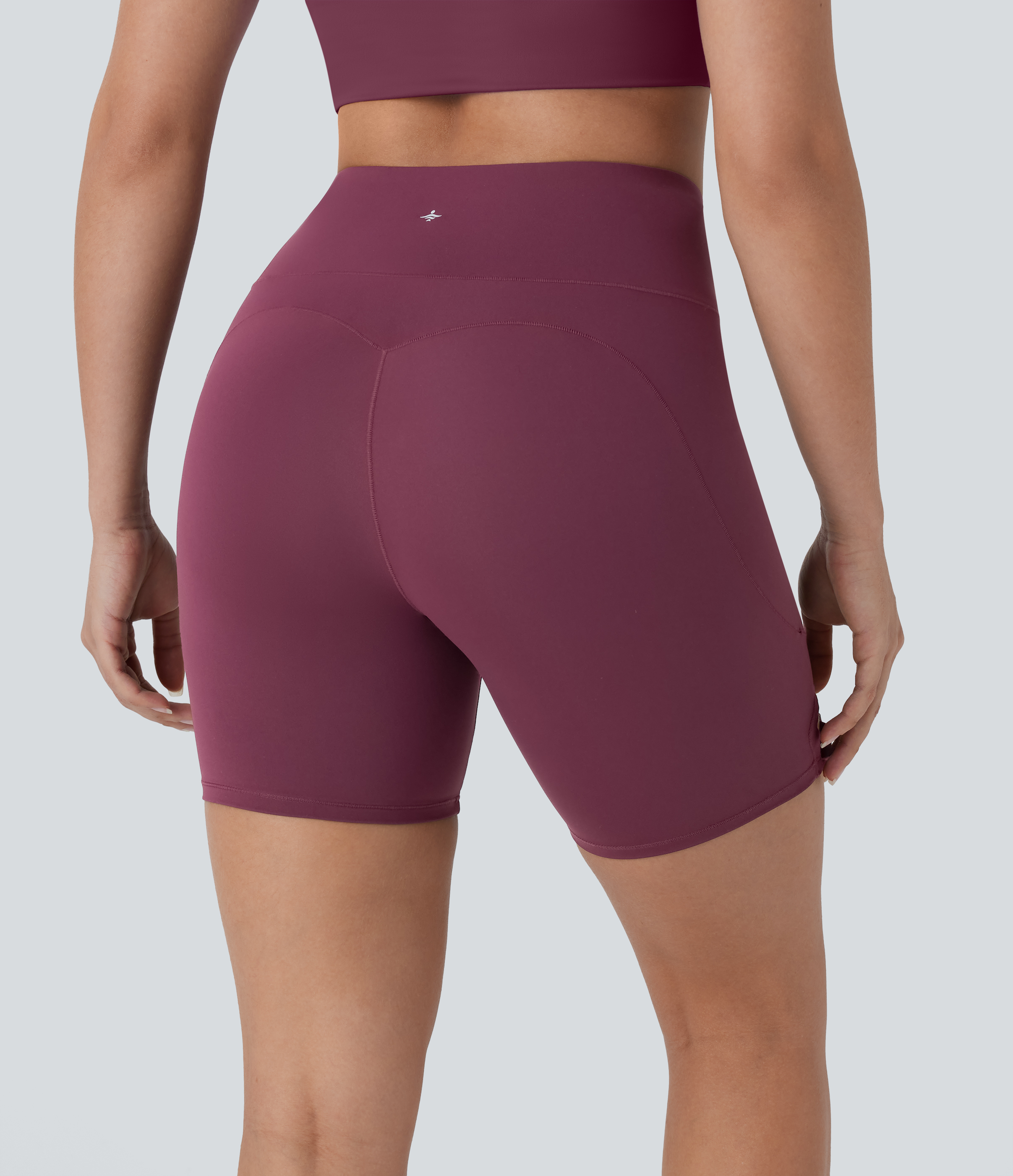 Halara Softlyzeroв„ў Airy High Waisted Side Pocket Adjustable Buckle Cool Touch Dance Biker Shorts 7``  - Fig - L biker shorts women 