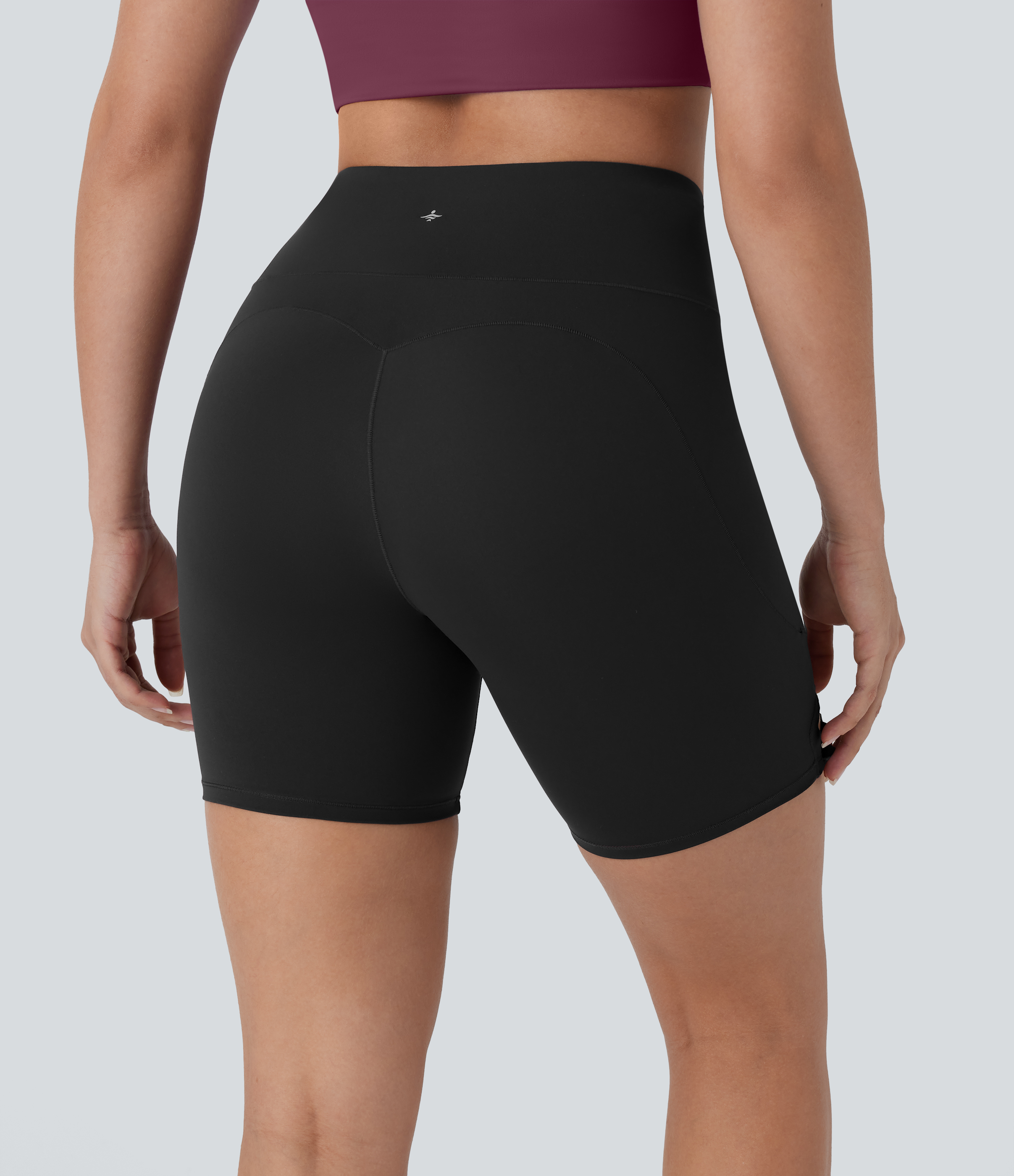 Halara Softlyzeroв„ў Airy High Waisted Side Pocket Adjustable Buckle Cool Touch Dance Biker Shorts 7``  - Black - XL biker shorts women 