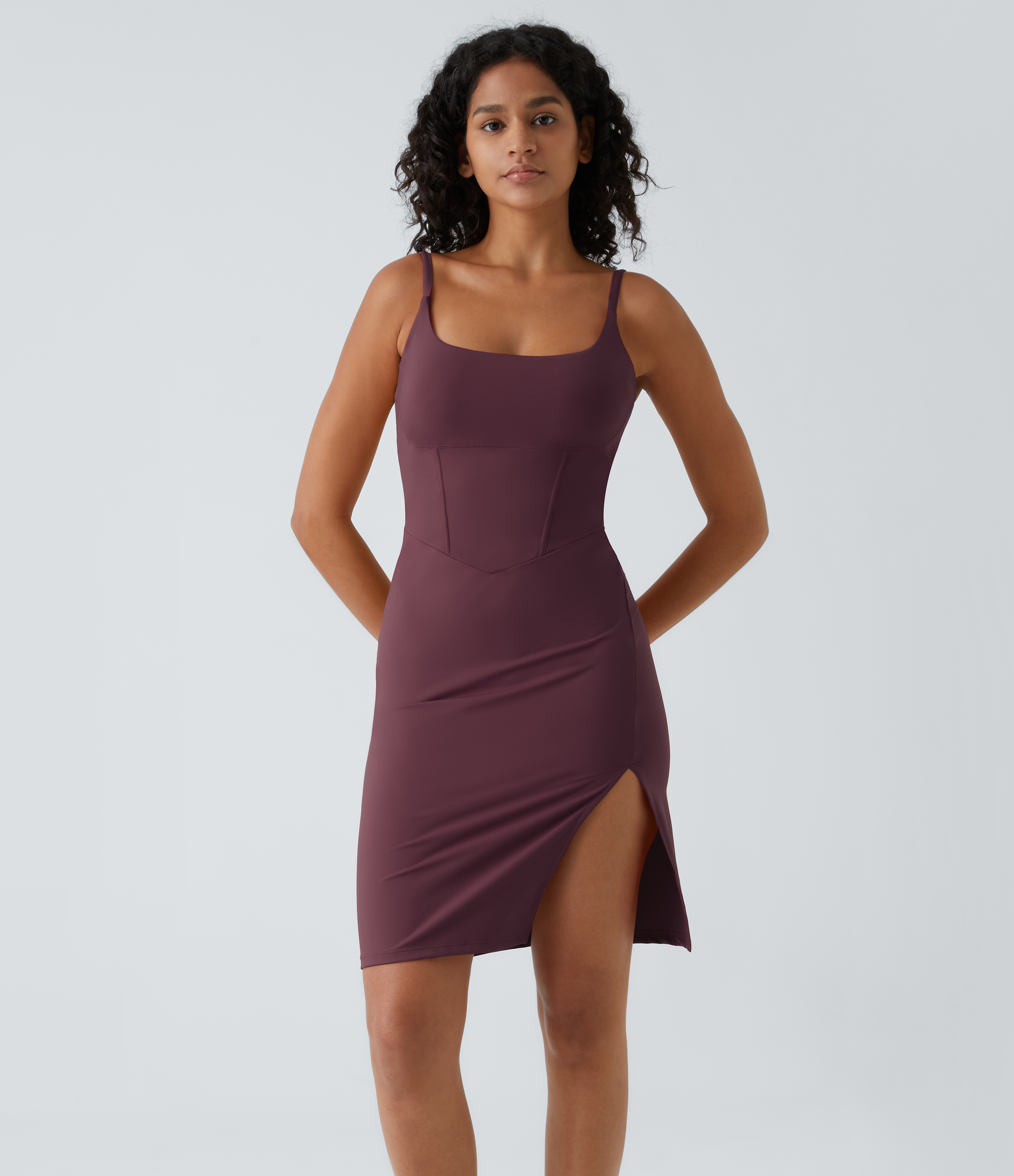 CORSET BACK Spaghetti Strap Dresses Clover