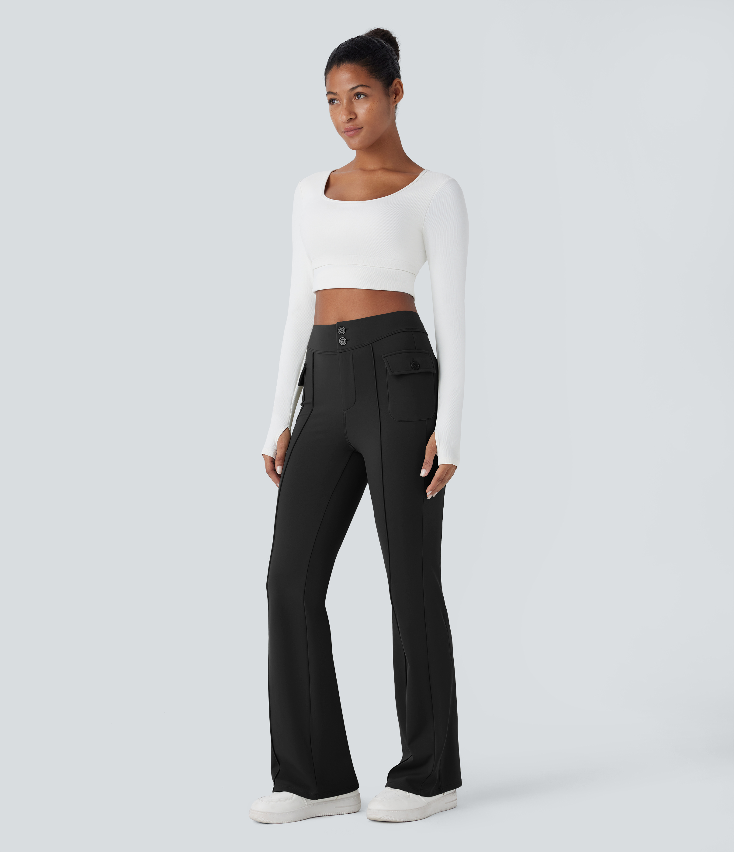 は melt the lady cargo flare pants Melt the Lady Cargo Flare Pants