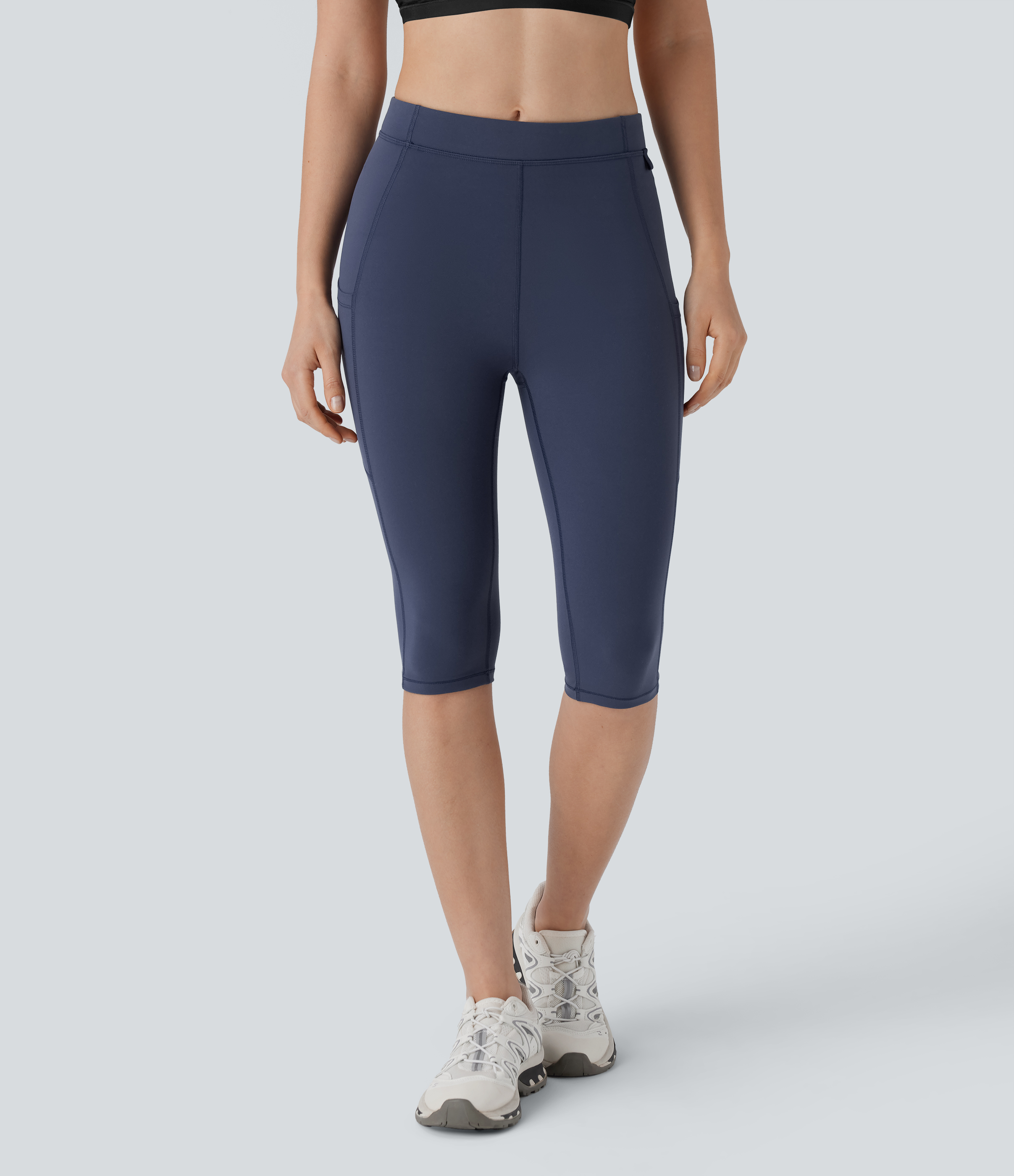 Mood Indigo Halara UltraSculpt™ Wander-Capri-Leggings mit hoher Taille und Taschen / 2