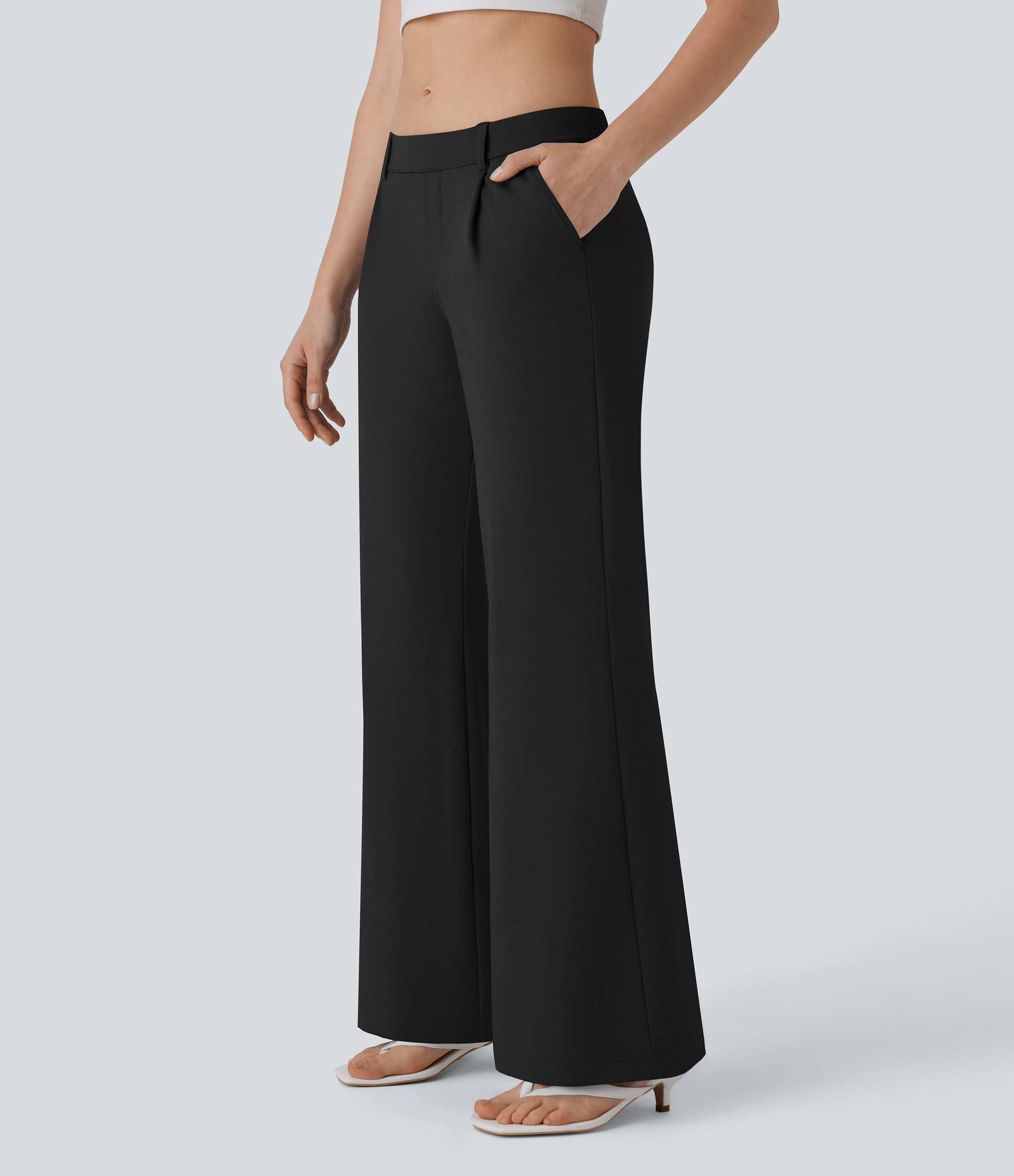 DayStretch Low Rise Pocket Casual Bootcut Pants