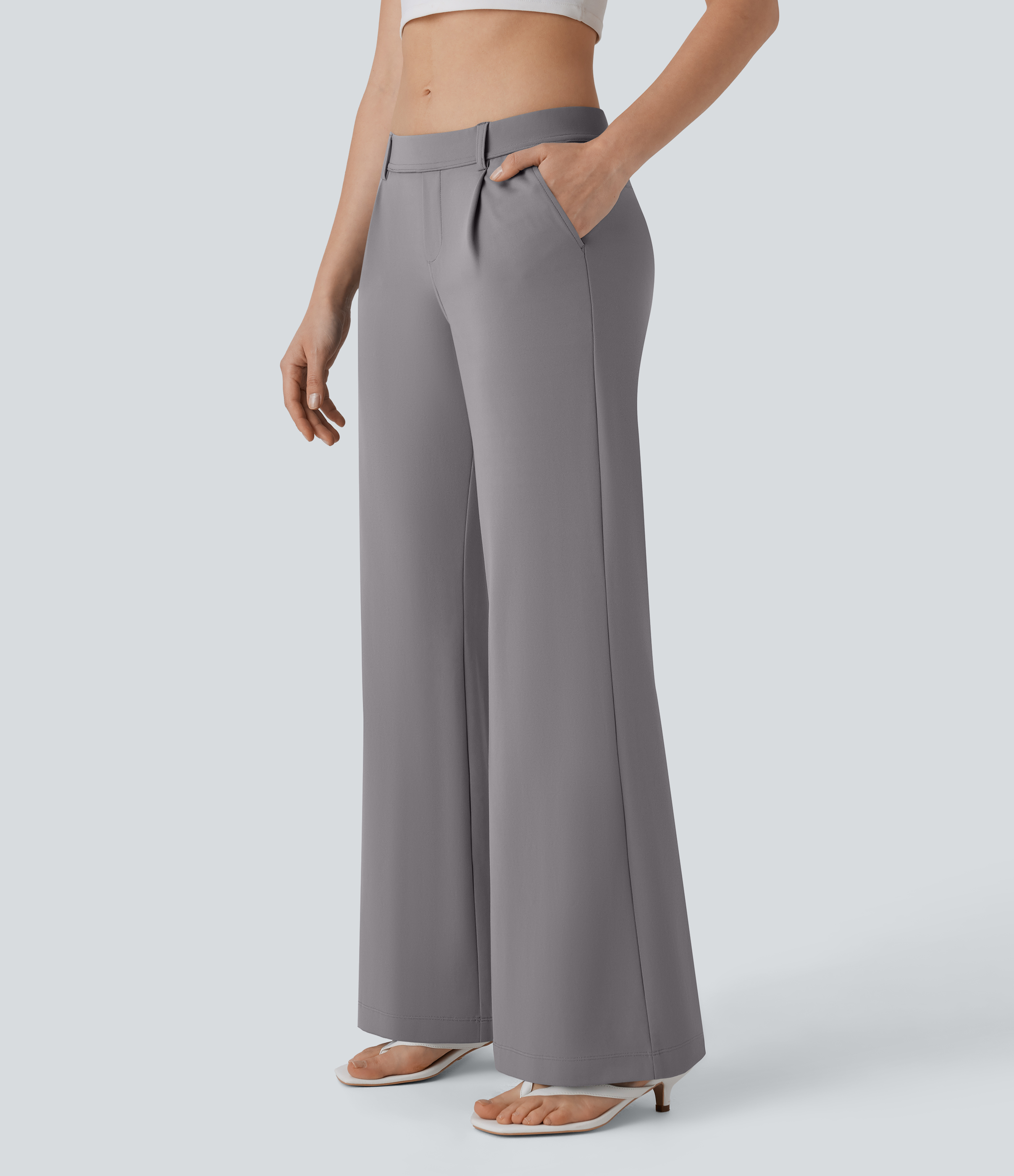 DayStretch Low Rise Pocket Casual Bootcut Pants