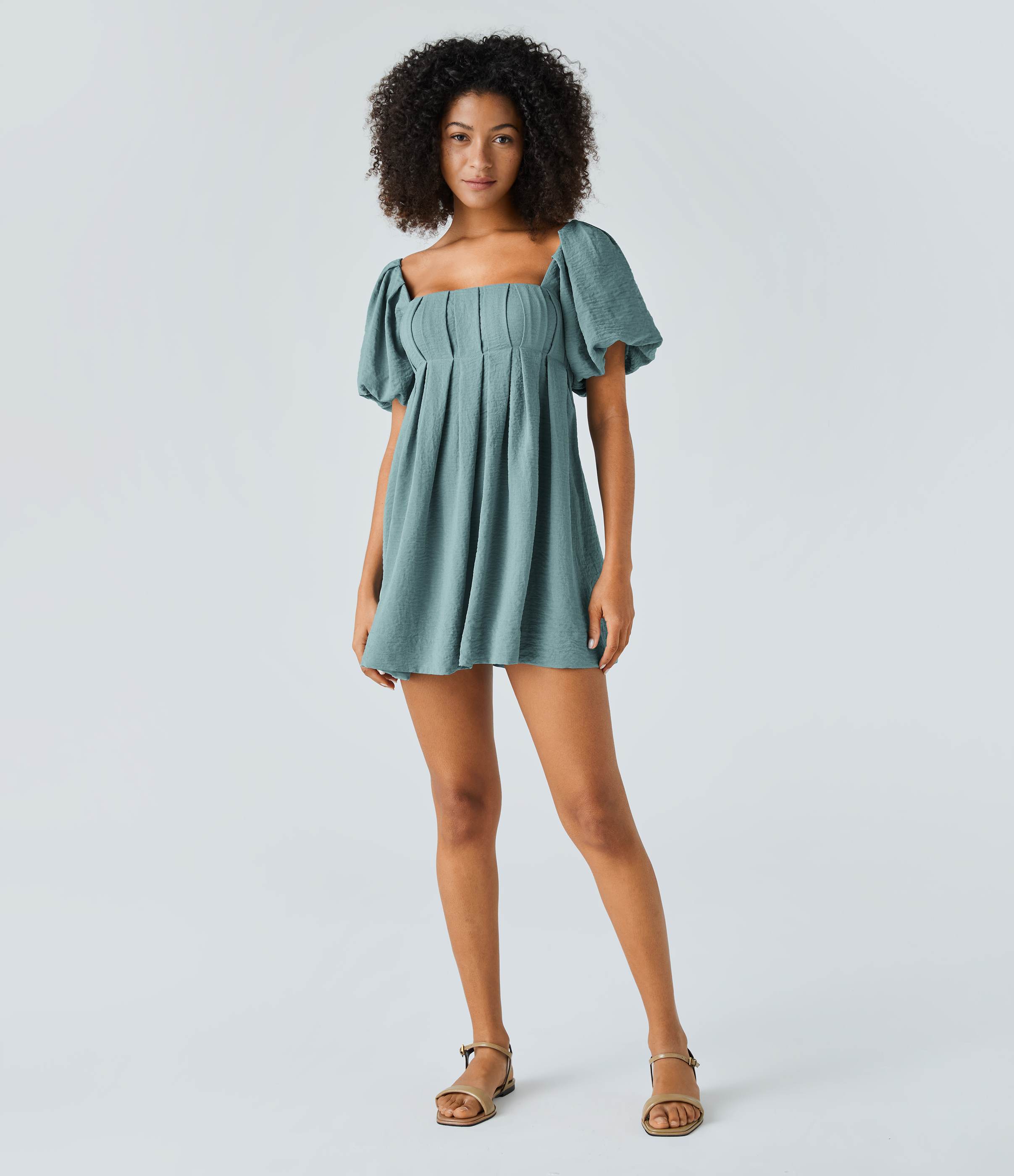 lace up babydoll dress hibshaby Summer Mini Dress Deep V-Neck Babydoll Dress Bubble Dress Backless Lace Up Sexy Short Dress Pink XS at Amazon Women's Clothing store
