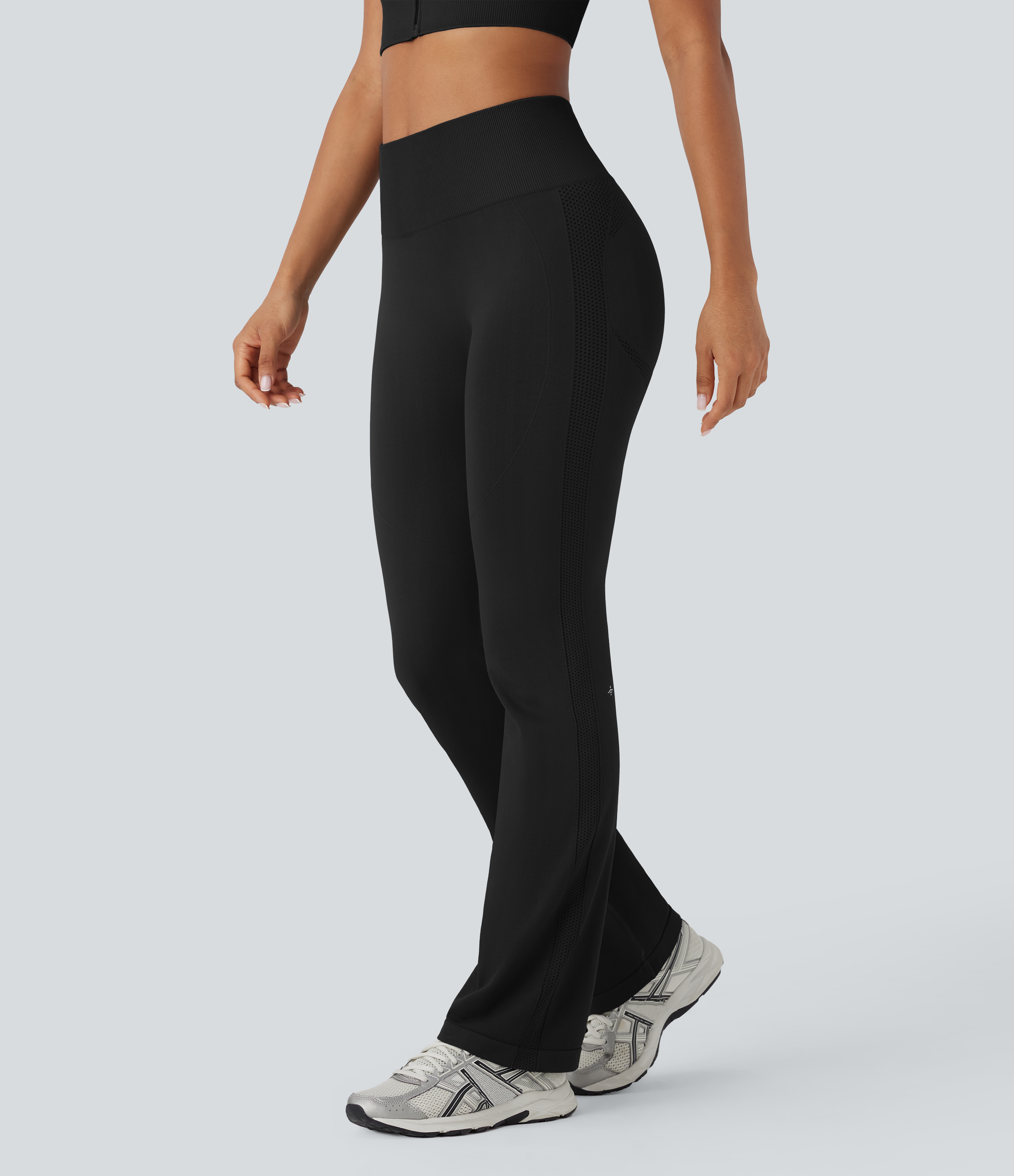 OneForm Seamless Flow High Waisted Tummy Control Butt Lifting Flare Yoga Leggings