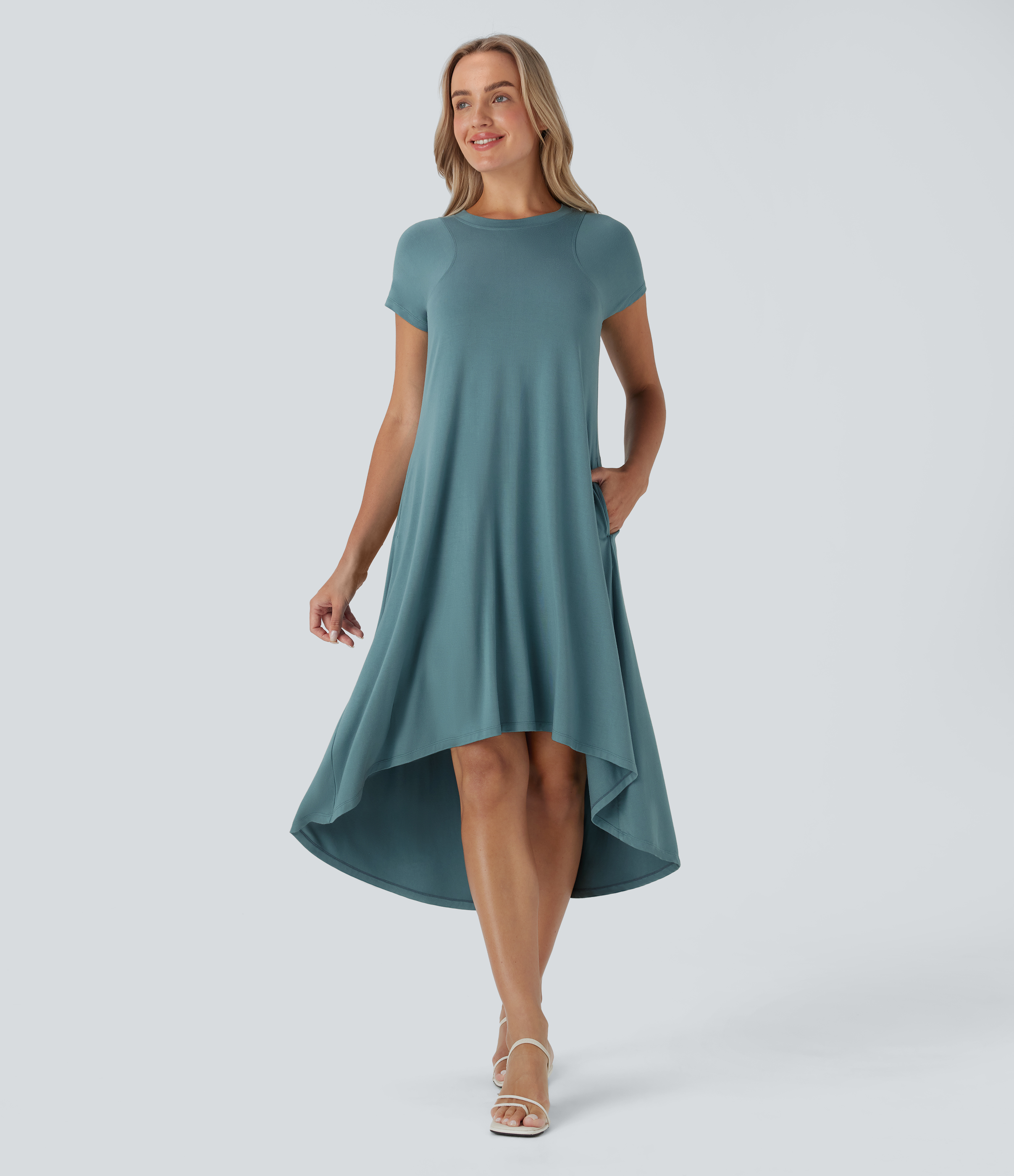 midi pink dress MissJophiel Corset V Neck Floral Applique material:wool Blue Floral Long Sleeve Size:wholesale_28