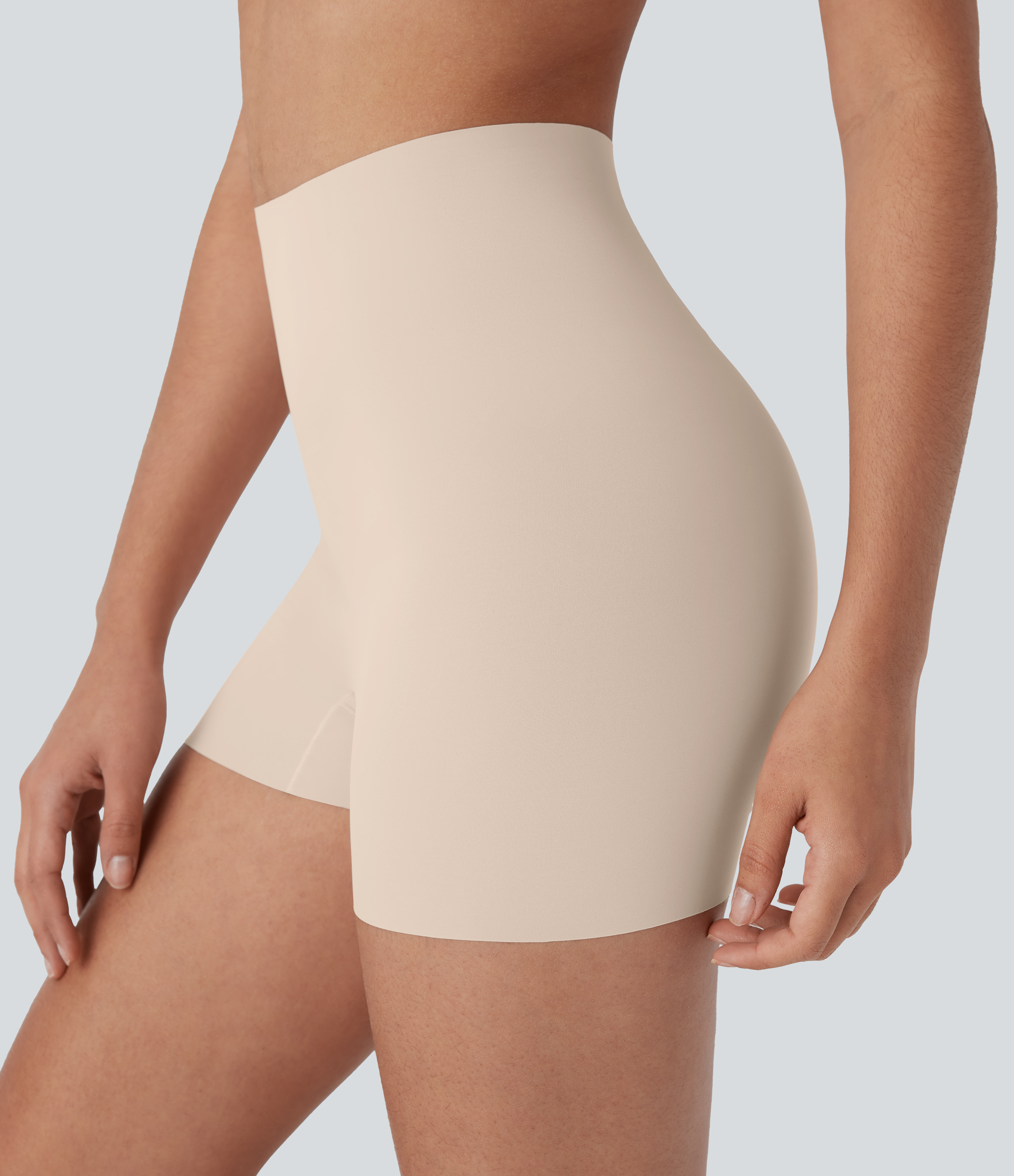 Pantalón corto niño liso tiro alto súper elástico