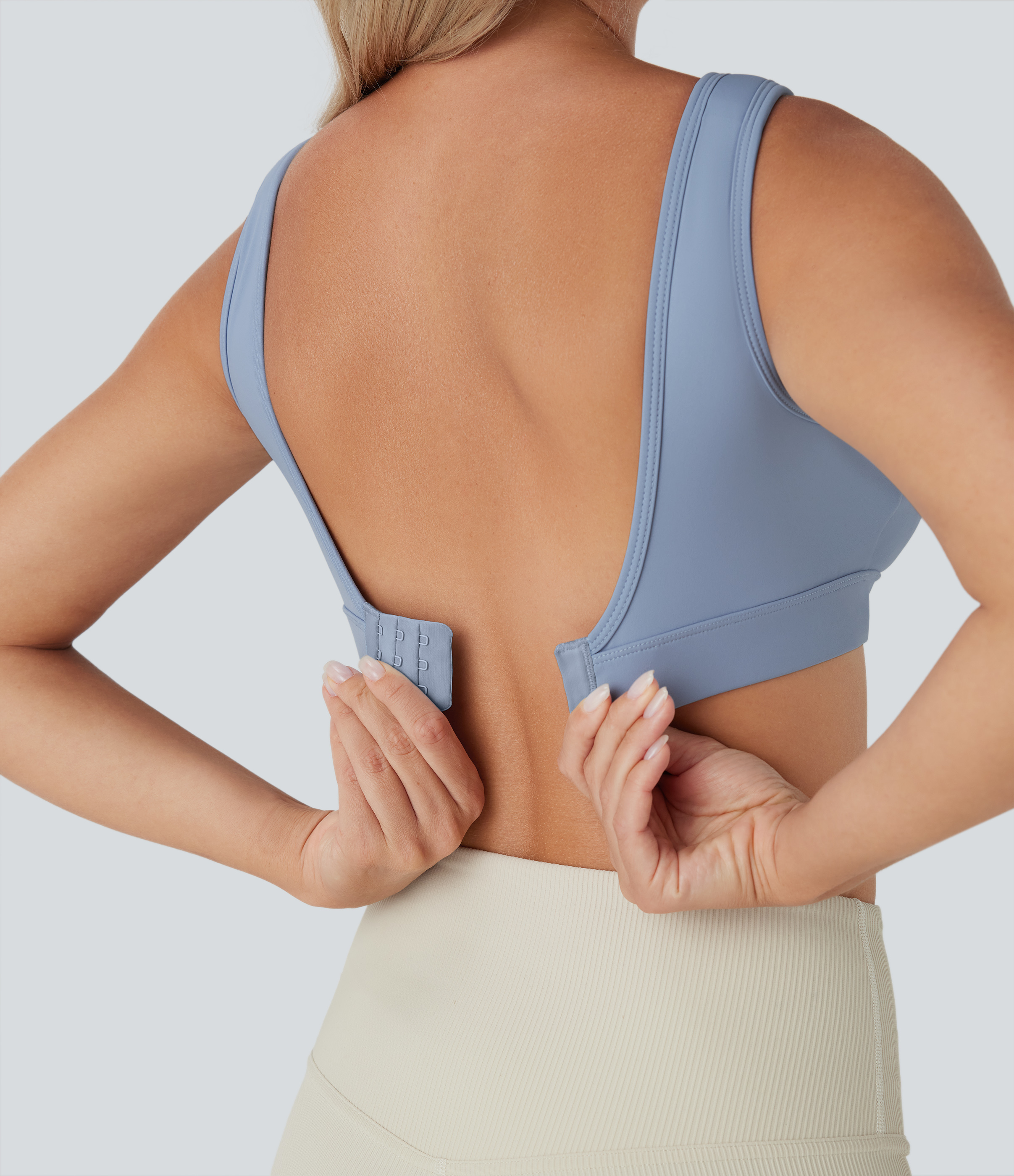 SoftlyZero™ Airy Low Support Adjustable Buckle Cool Touch Nursing Yoga Sports Bra A-C Cups