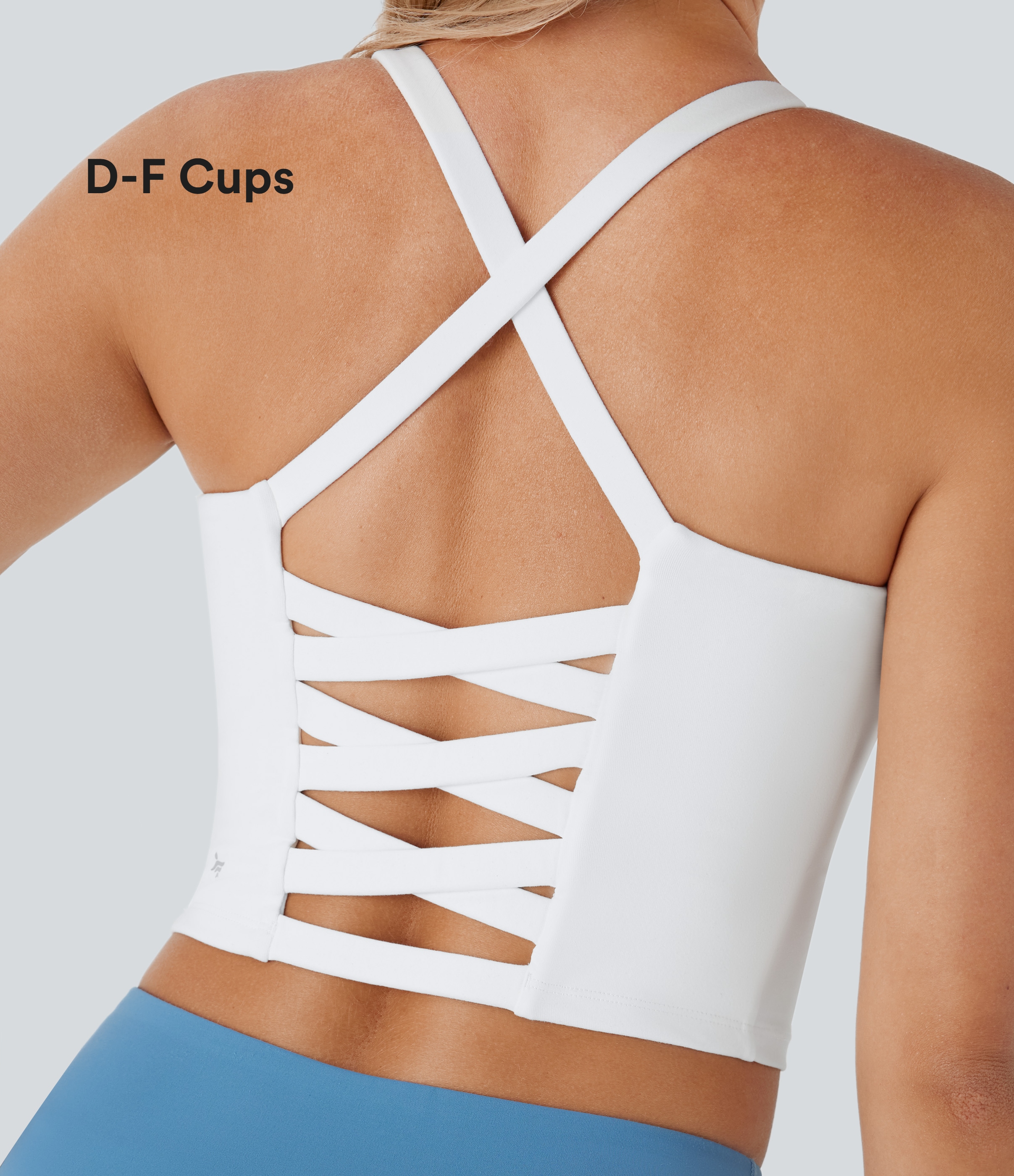 Cropped Yoga Tank Top D-F Cups
