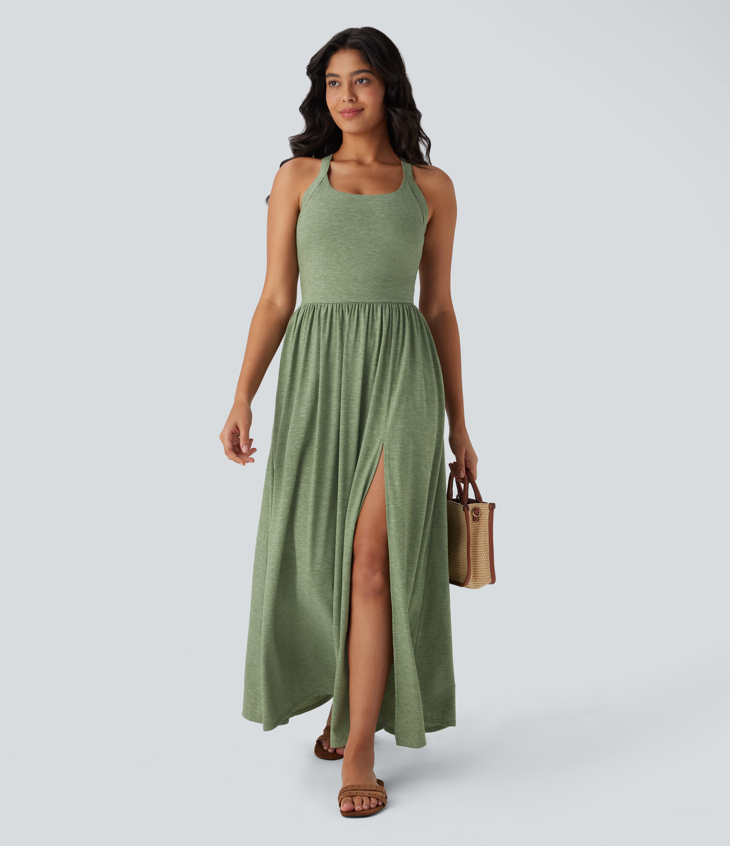 split maxi dress with shorts DIY: High Side-Split Tee (Over Shorts)