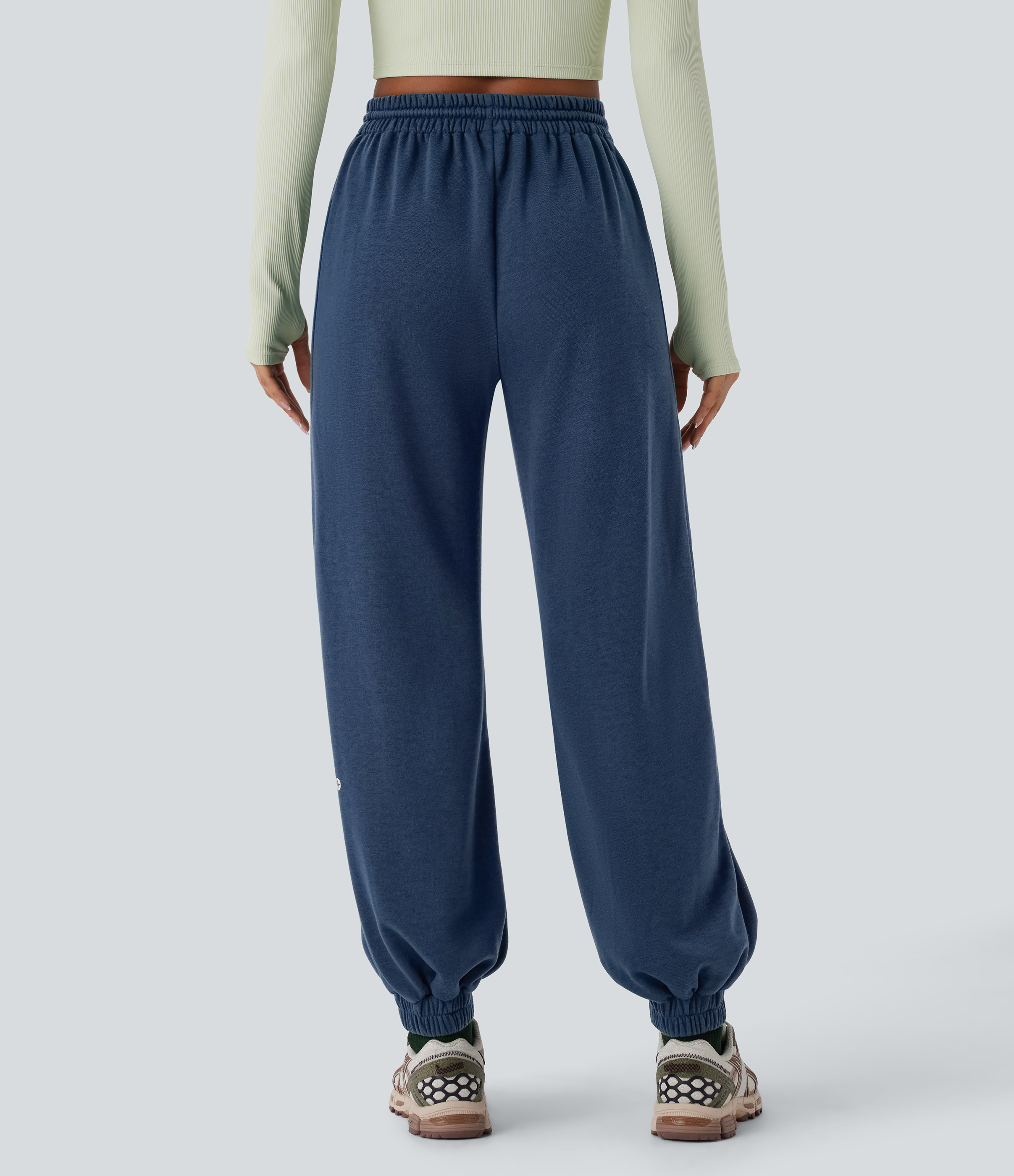 Peacoat Jogging de running taille haute avec poches et cordon de serrage / 2