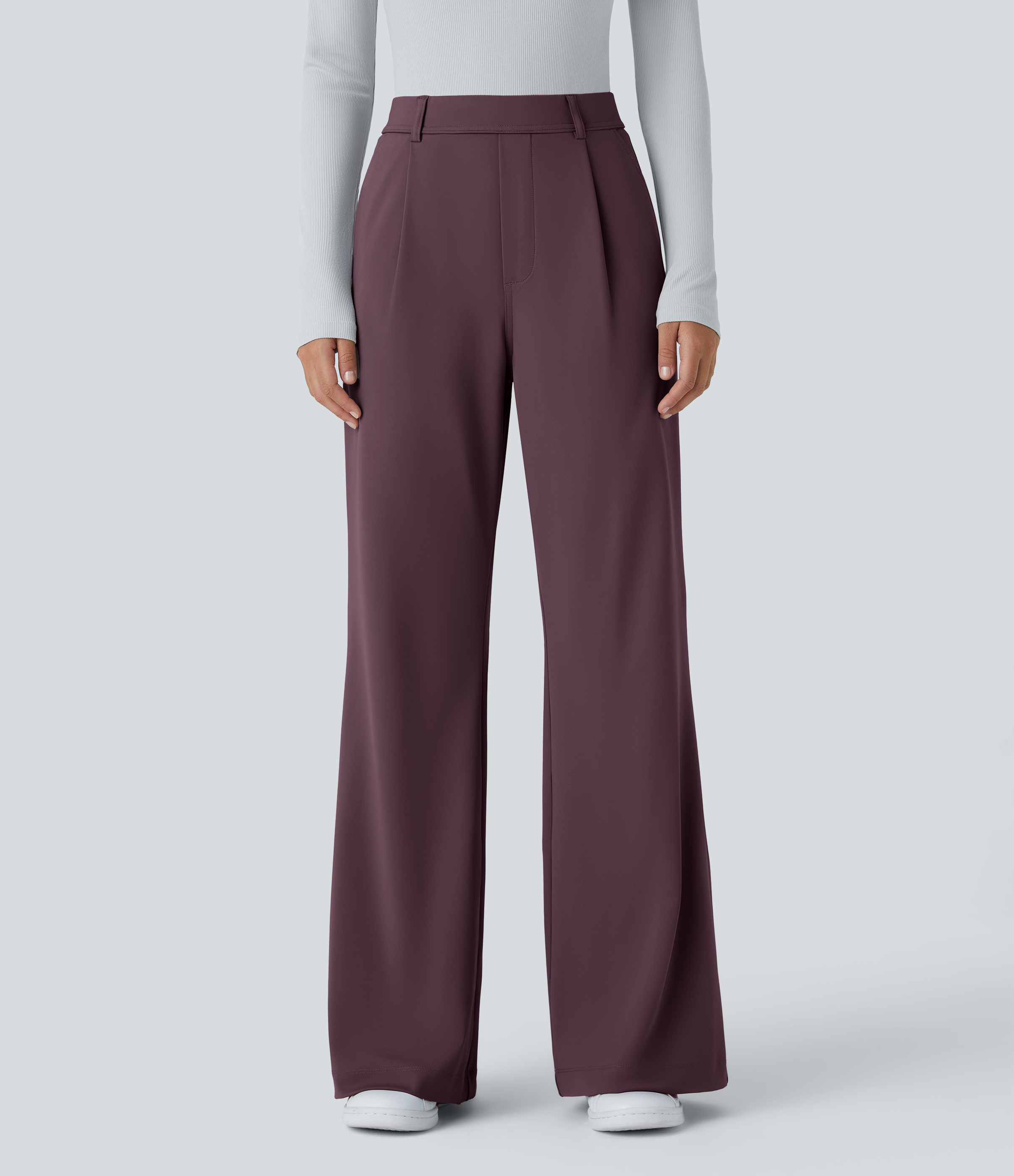 Halara Flex™ DayStretch High Waisted Pocket Work Flare Trousers