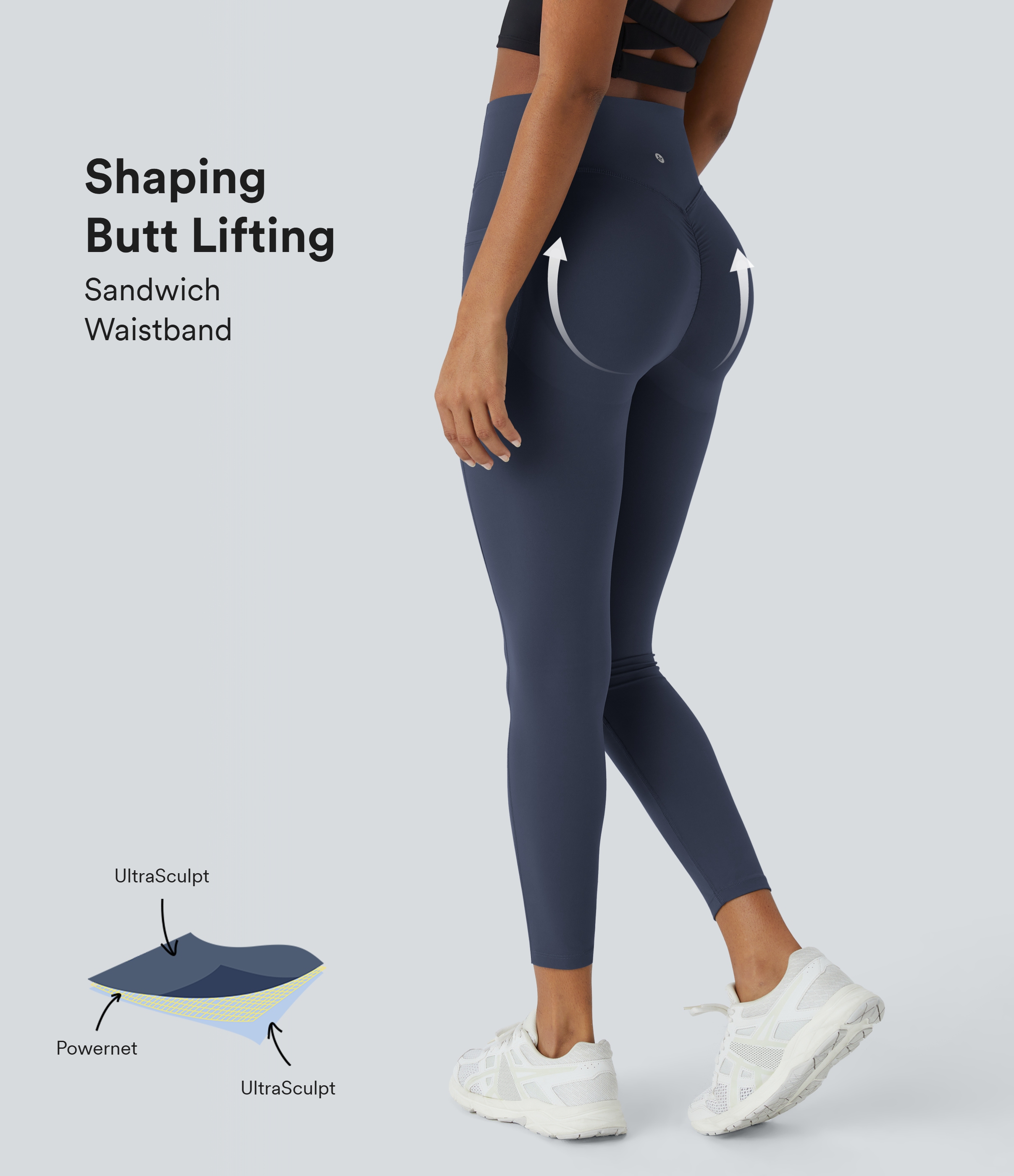 Halara So Cinched Leggings Women's Halara UltraSculpt™ SoCinched High  Waisted Scrunch Butt