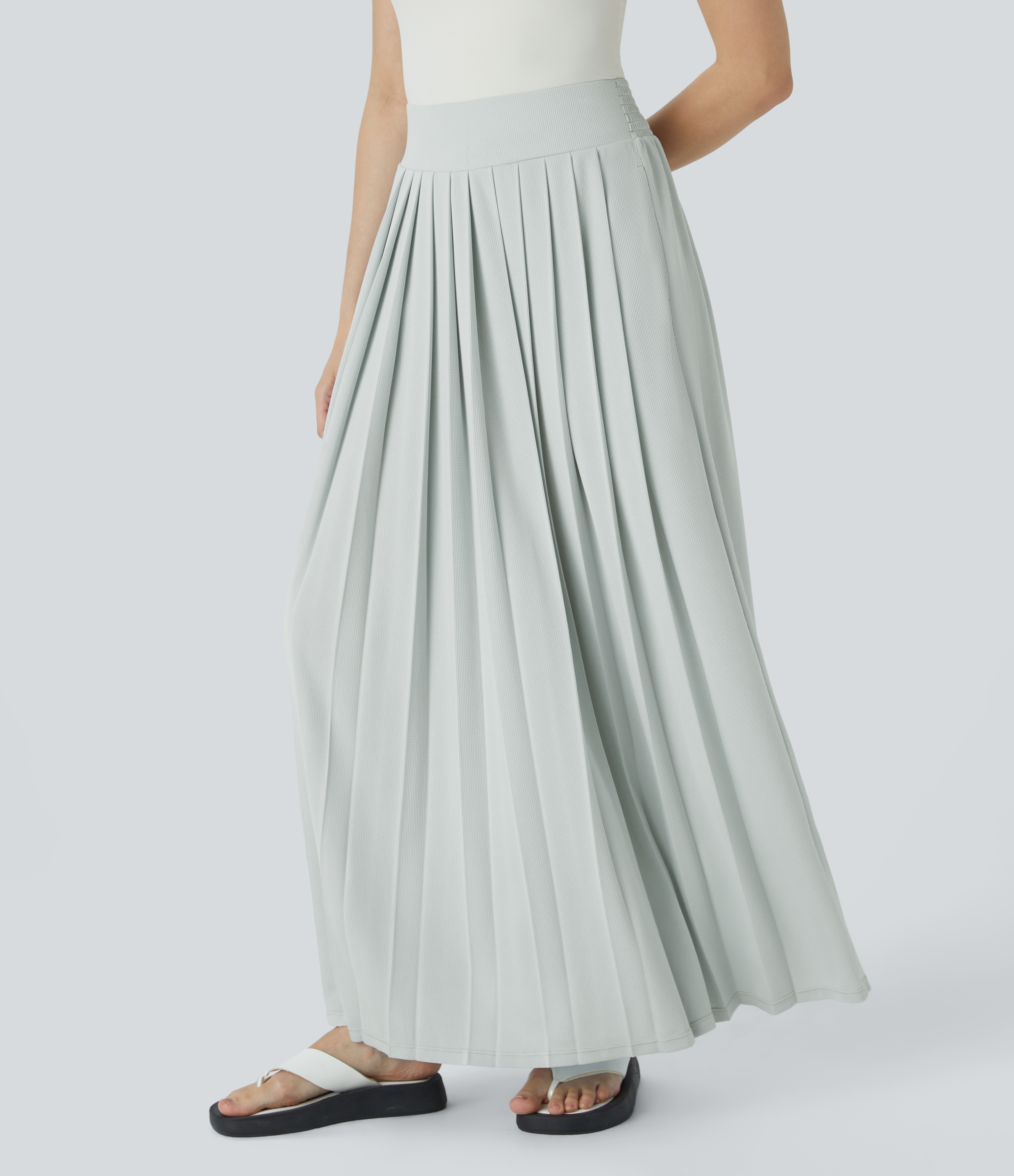 Women's Pineapple Skater Skirt - Flowy High Waisted with UPF 50+ & Recycled Fabric main image 1