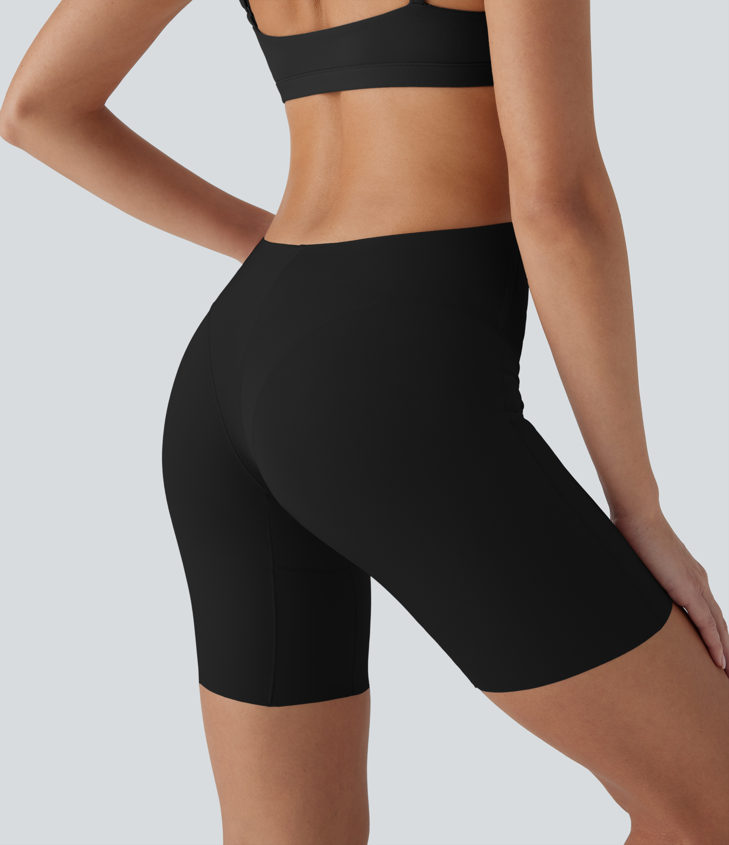 High Stretch Tummy Control Low Back Shapewear Lounge Boy Shorts