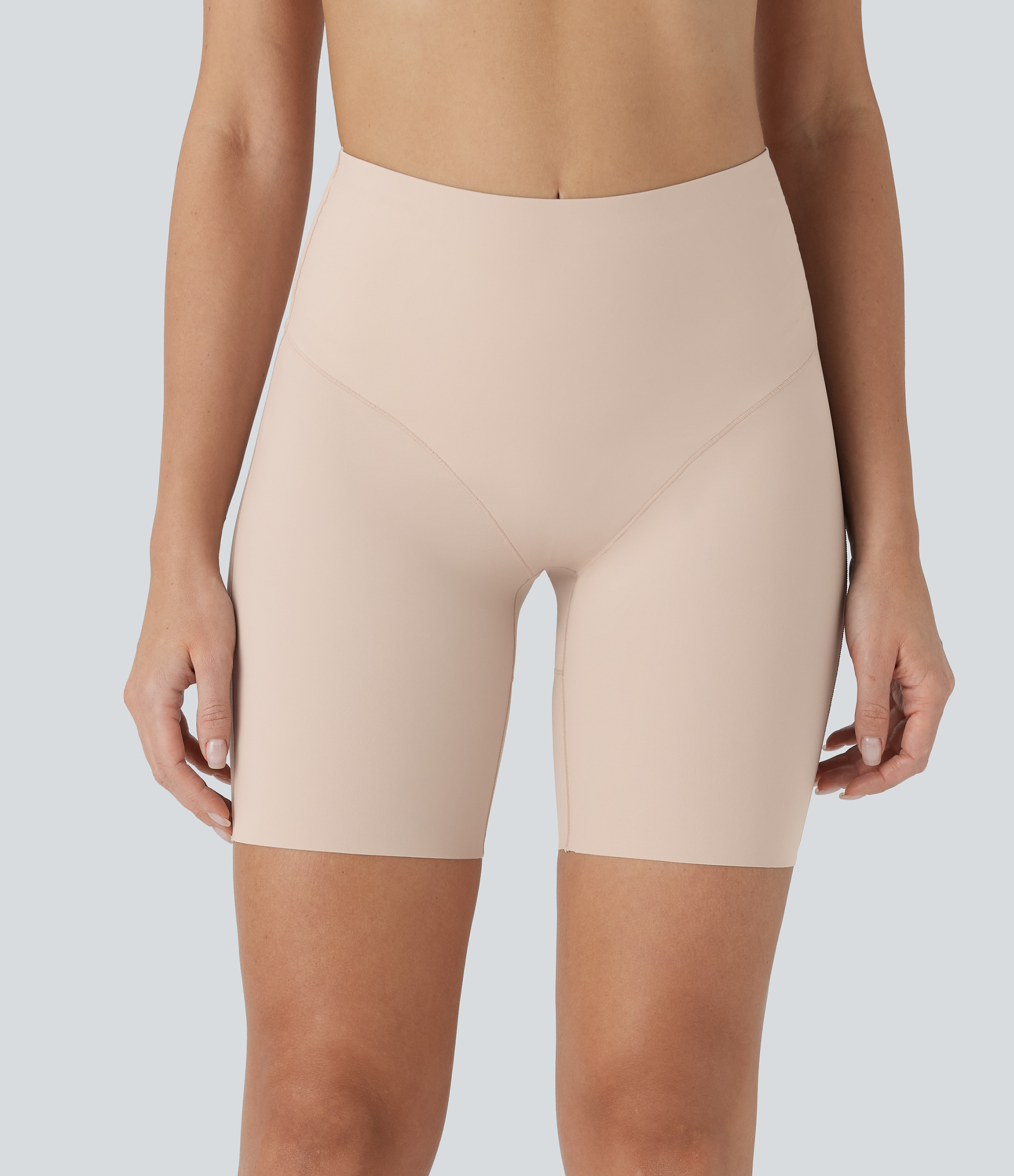 Whisper Pink Shorts tipo bóxer con efecto moldeador de abdomen y espalda baja, muy elásticos / 2