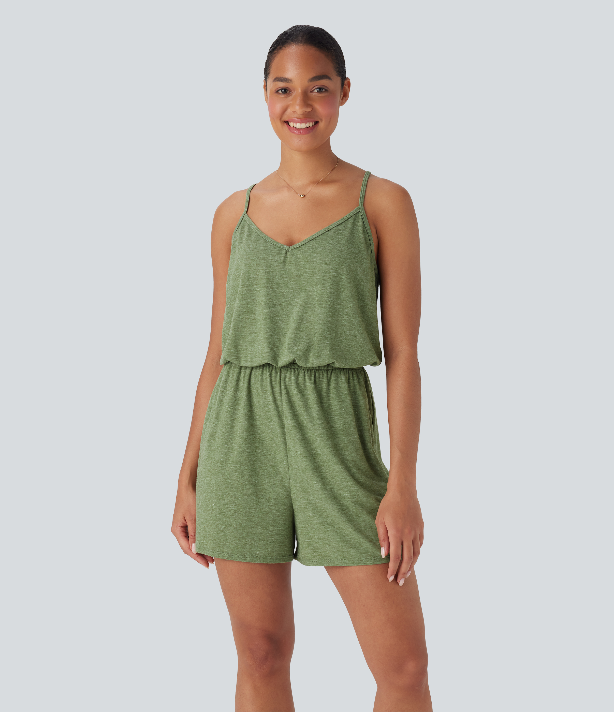 Wide Leg Jumpsuit with Pockets