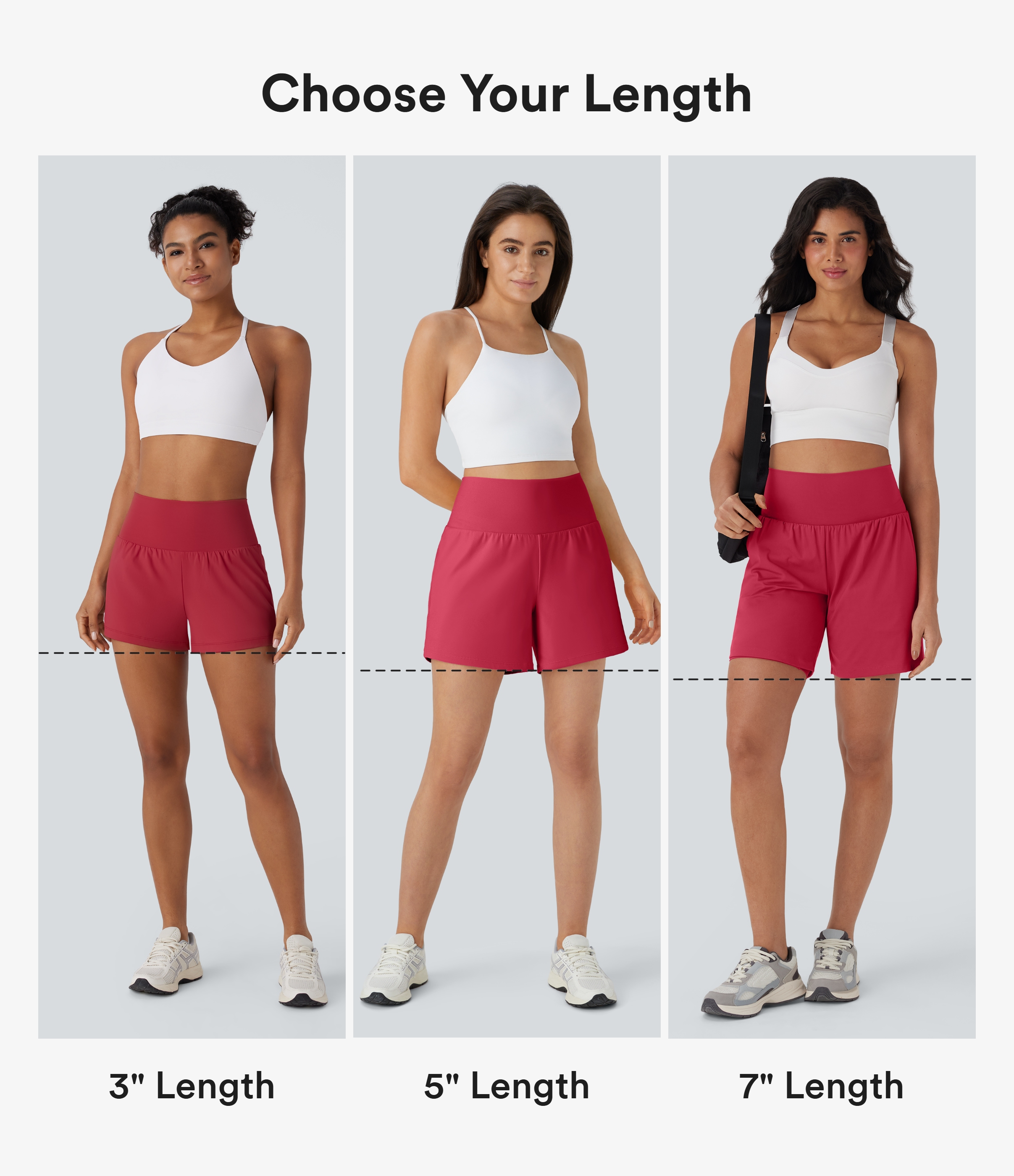Winterberry Shorts de yoga SoftlyZero™ Airy 2-en-1 InstantCool, super taille haute, 7" avec poches / 2