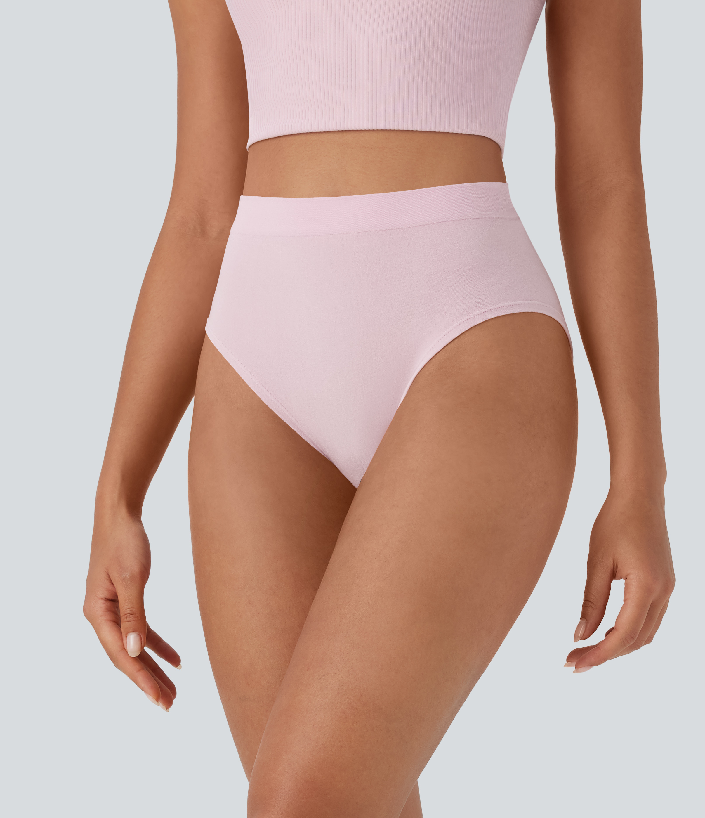 Braguitas de tiro alto sin costuras