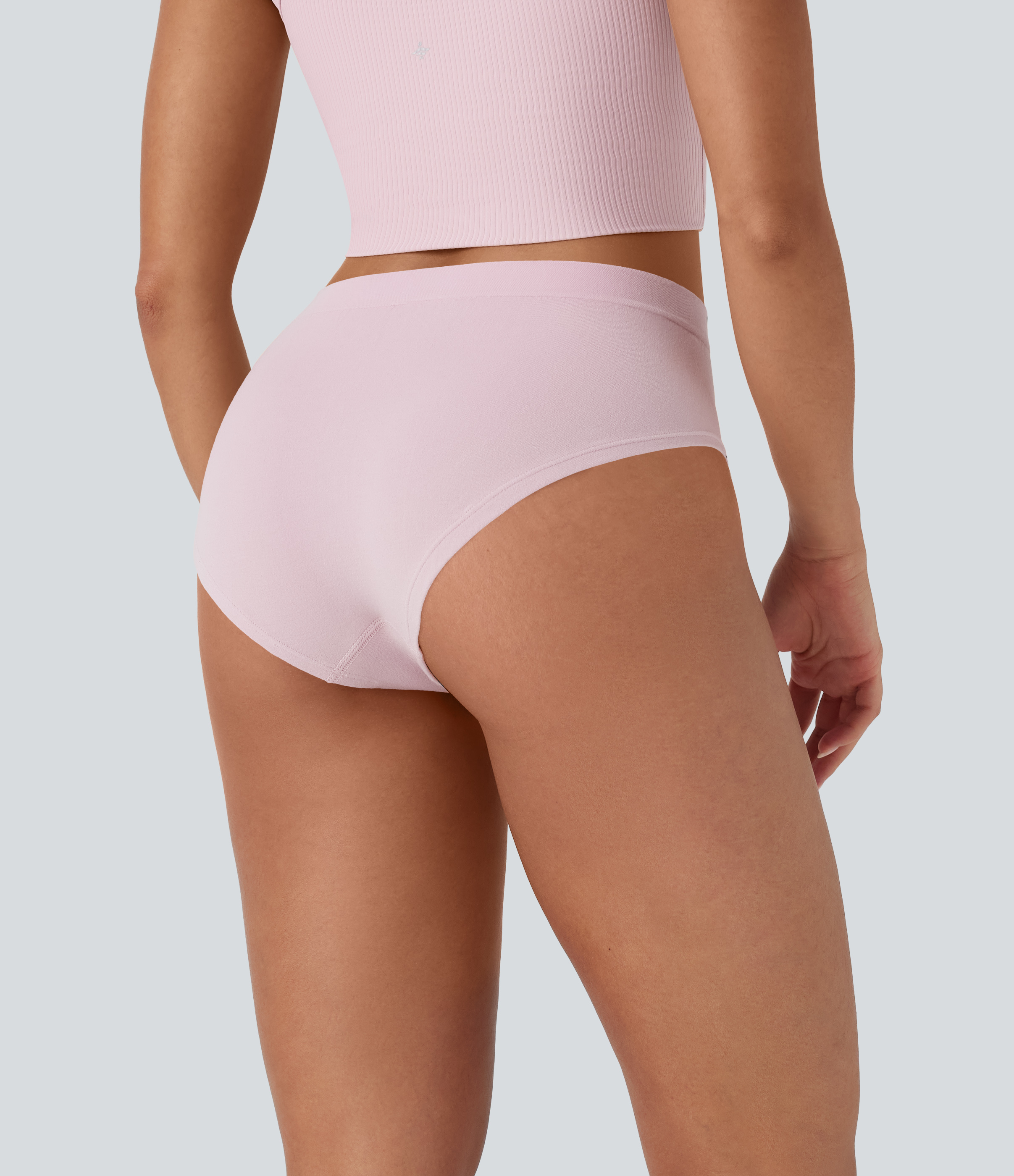 Sweet Taffy Nahtlose Fließ Hohe Taille Lounge Unterwäsche Slip / 2