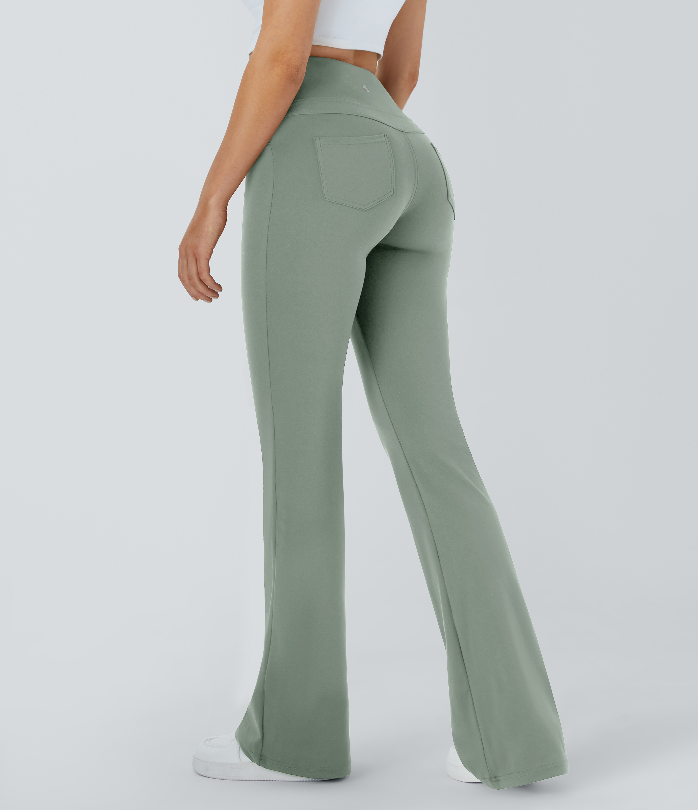 DayStretch High Waisted Pocket Flare Yoga Leggings