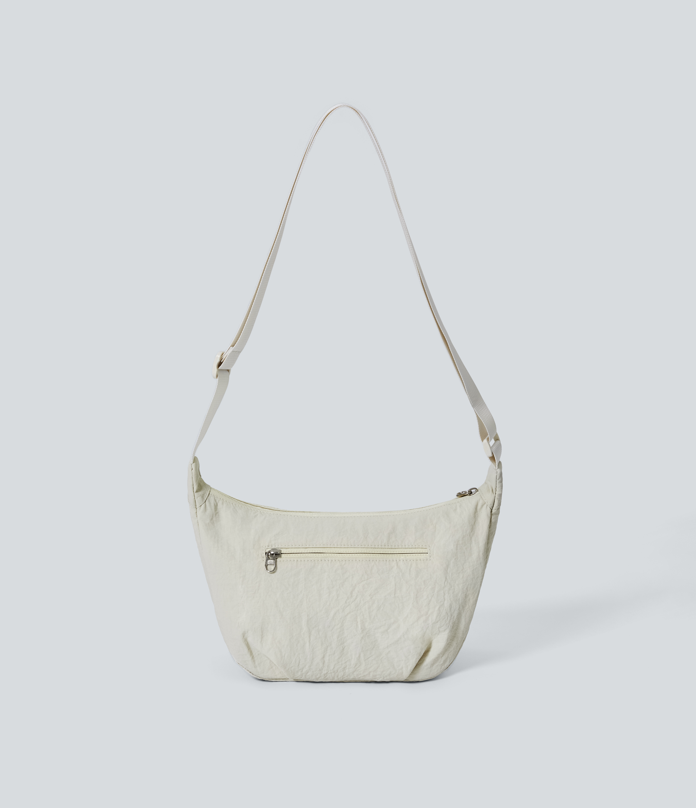 White Onyx Sac à bandoulière décontracté Halara avec fermeture éclair et logo / 2