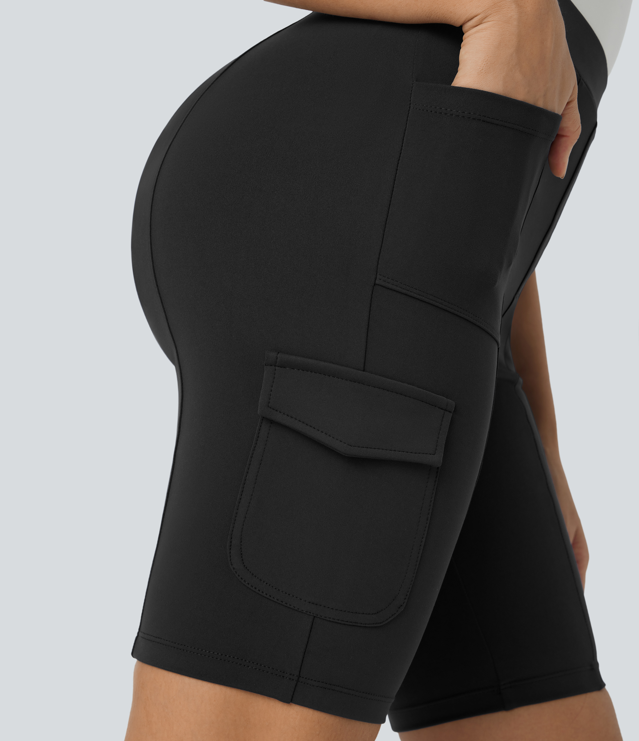 HALEO 800008 CORDURA SHORTS　ハレオ　ショートパンツ HALEO OTR BLACK SHORTS ショートパンツ フレンチテリーコットン