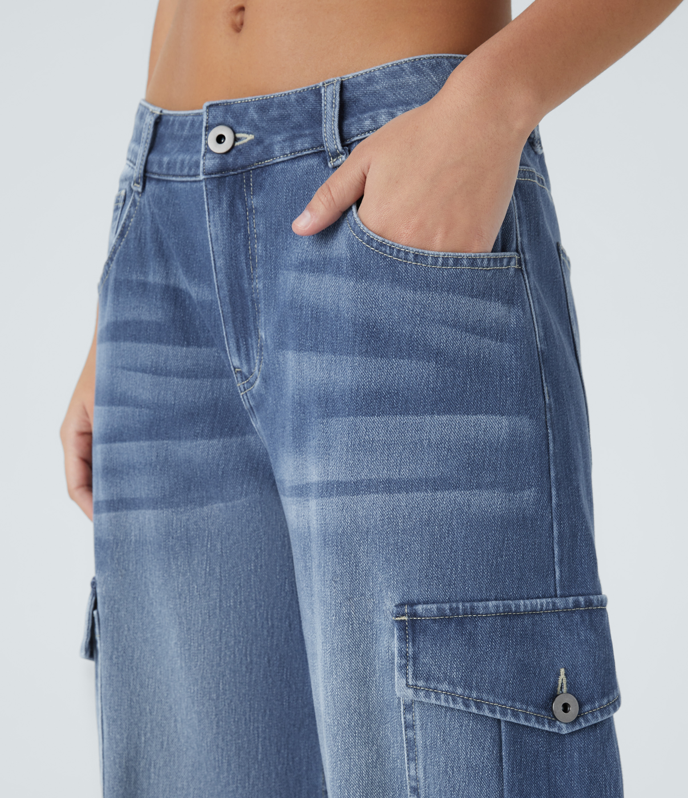 Halara Flex™ ローライズ マルチポケット ストレッチニット