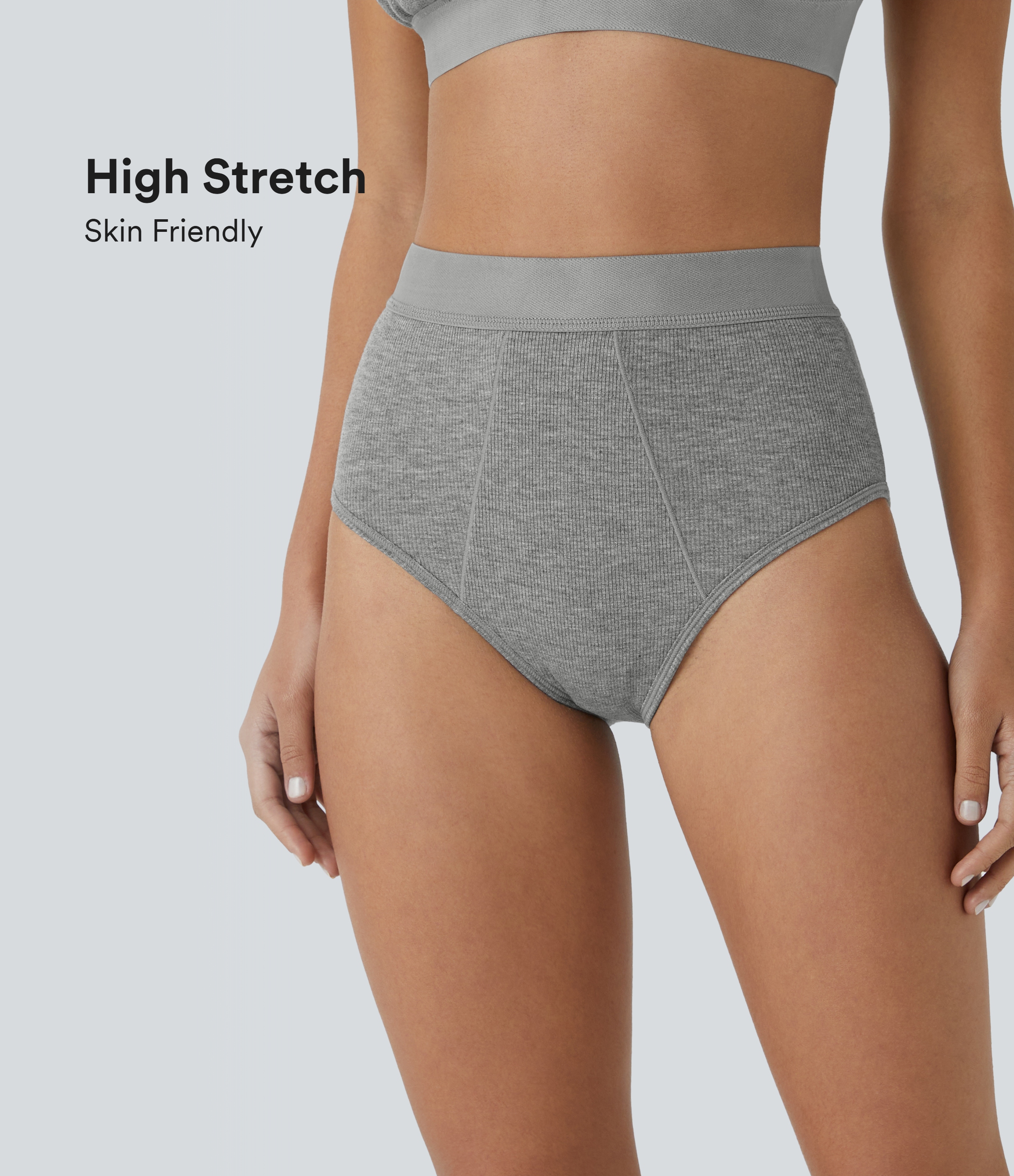 Braguita salón tiro alto muy elástica agradable piel