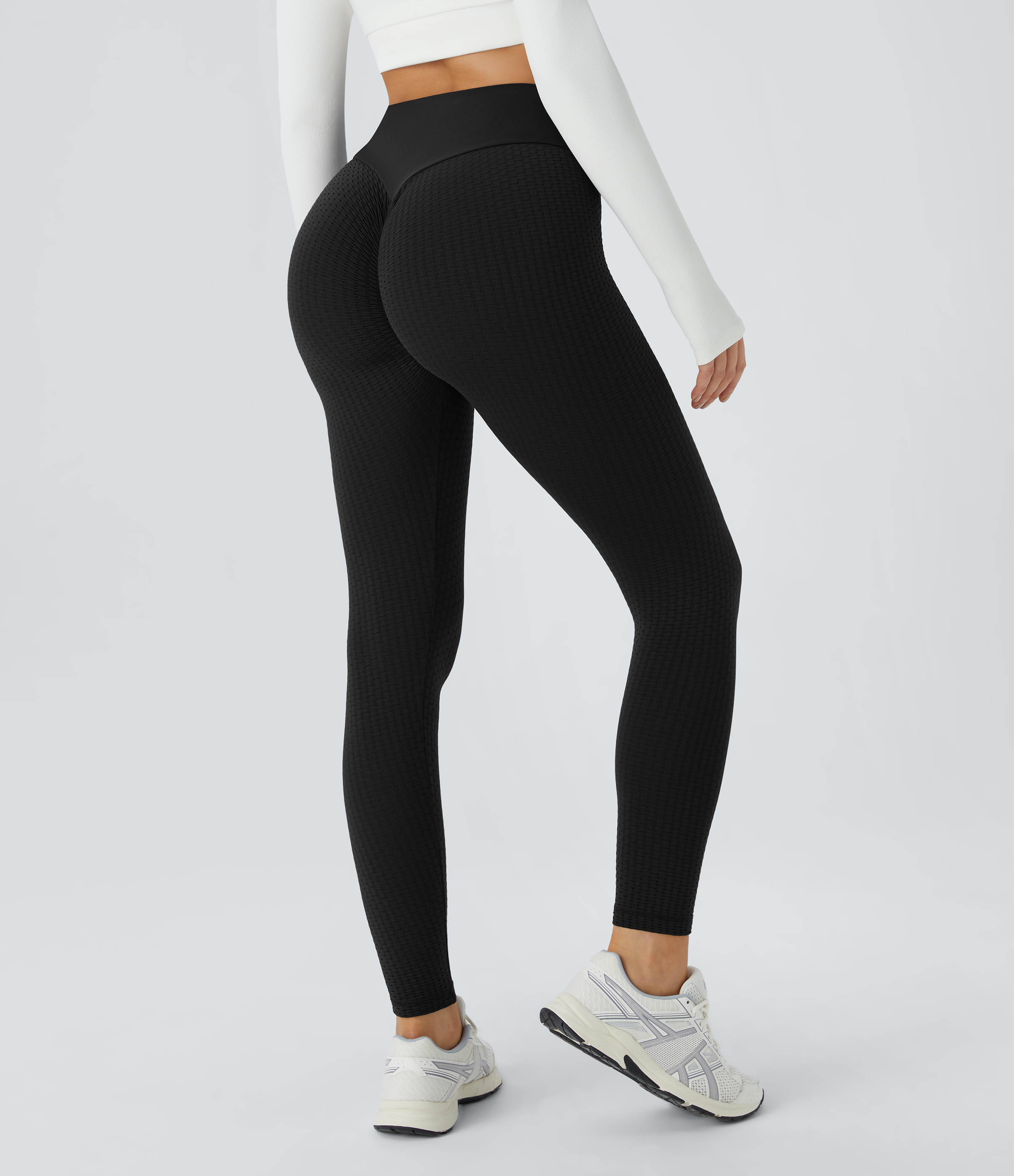 パンツ gypsohila Transform Leggings Women's OneForm Seamless Flow High Waisted Jacquard Leggings - Halara