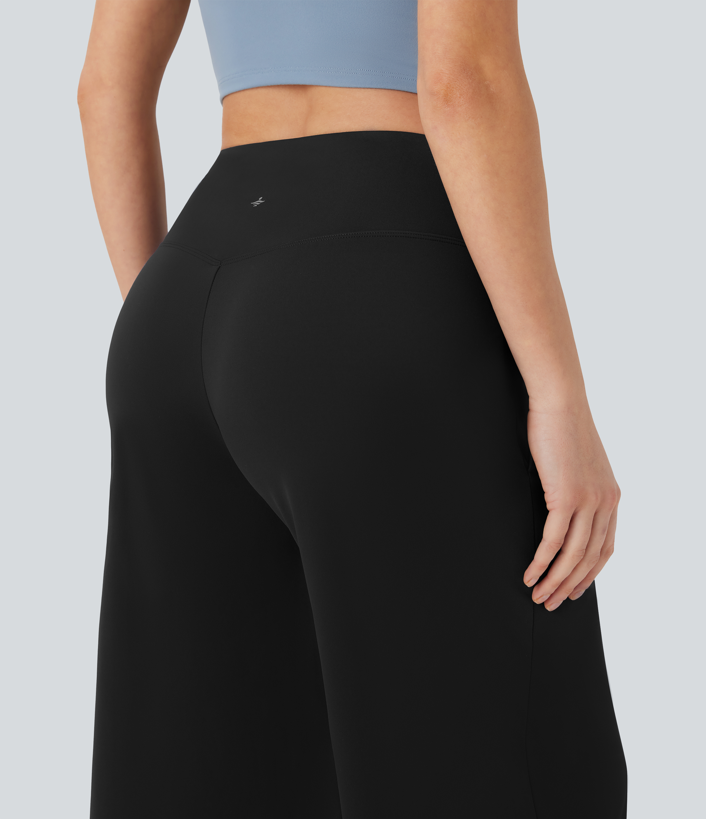 【COSYHARU】Didelli Overfit Warm-Up Women's Softlyzero™ Airy Crossover High Waisted Wide Leg