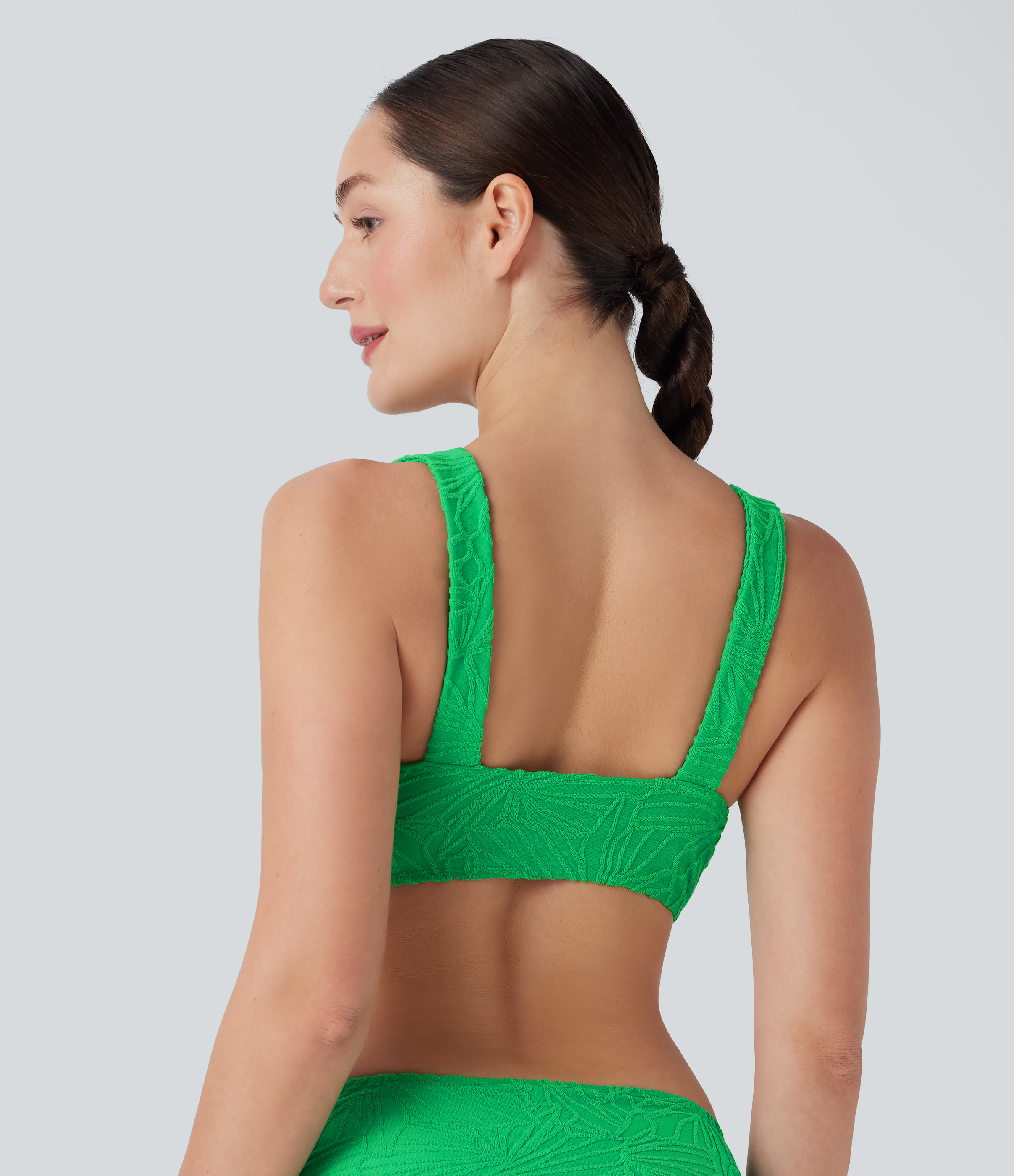 Irish Green Haut de bikini texturé / 2