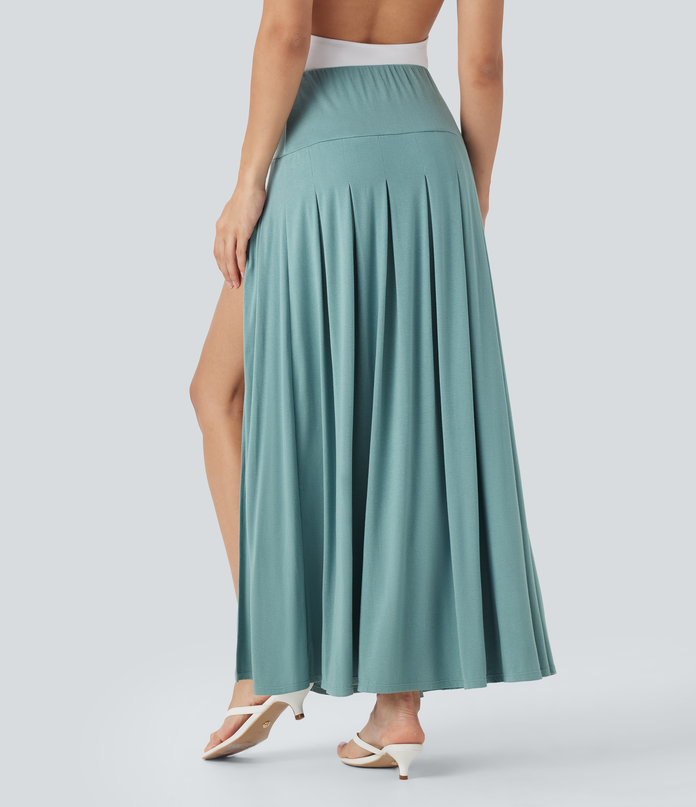 Canton Jupe plissée taille haute 2-en-1, ultra décontractée / 2