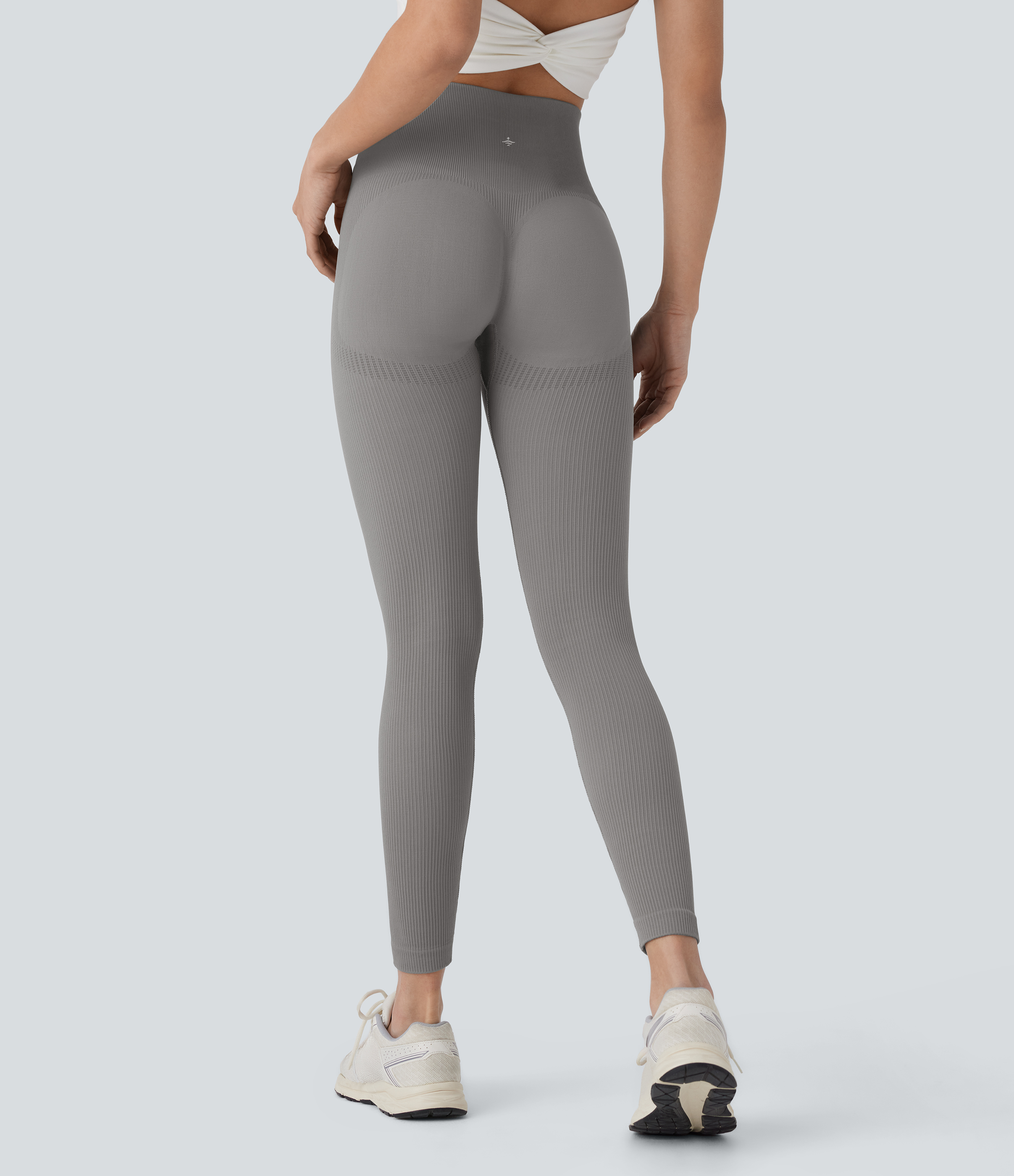 Seamless Flow High Waisted Tummy Control Butt Lifting 7/8 Yoga Leggings