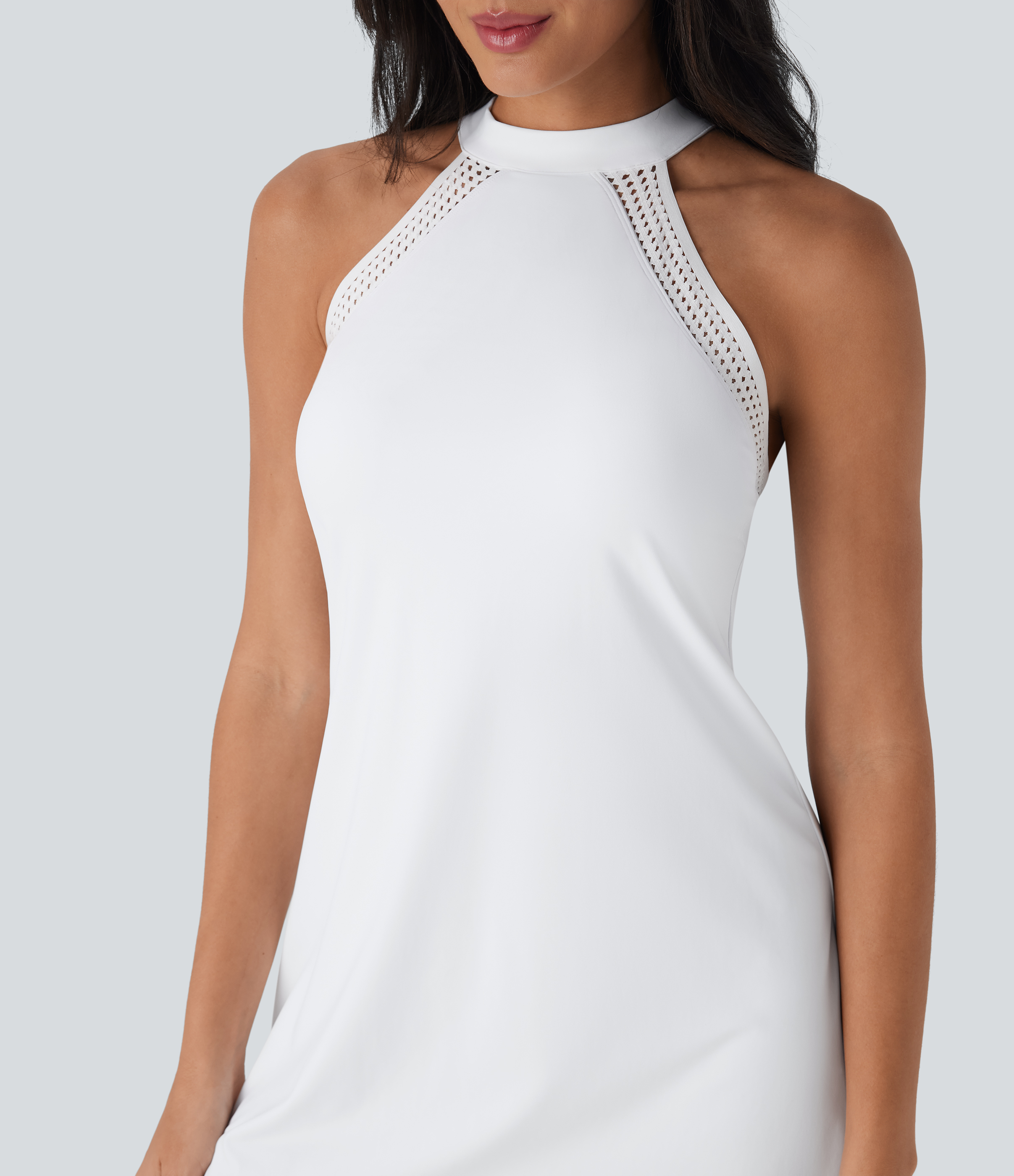 Women's SoftlyZero™ Airy Tie Back 2-in-1 Cool Touch Mini Yoga